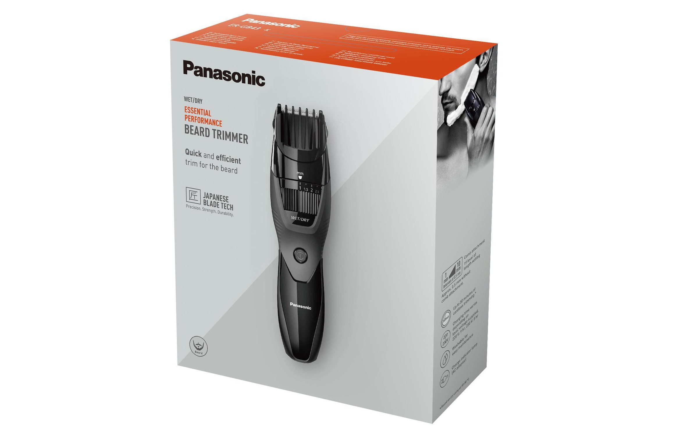 Panasonic Gesichtshaarrasierer »Panasonic Bartschneider ER-GB43K503«