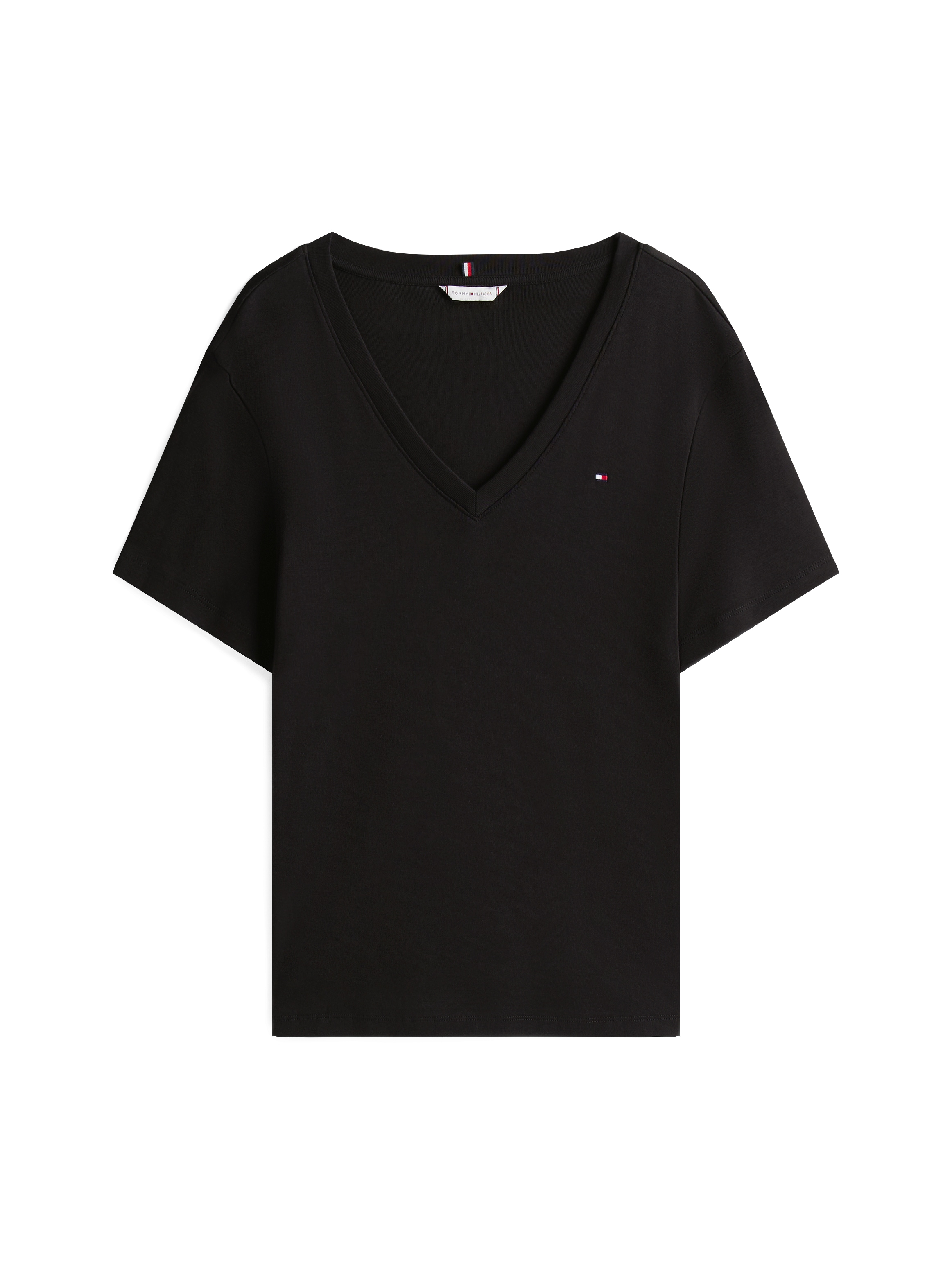 Tommy Hilfiger Curve V-Shirt »CRV SLIM CODY V-NK SS«, in Grossen Grössen