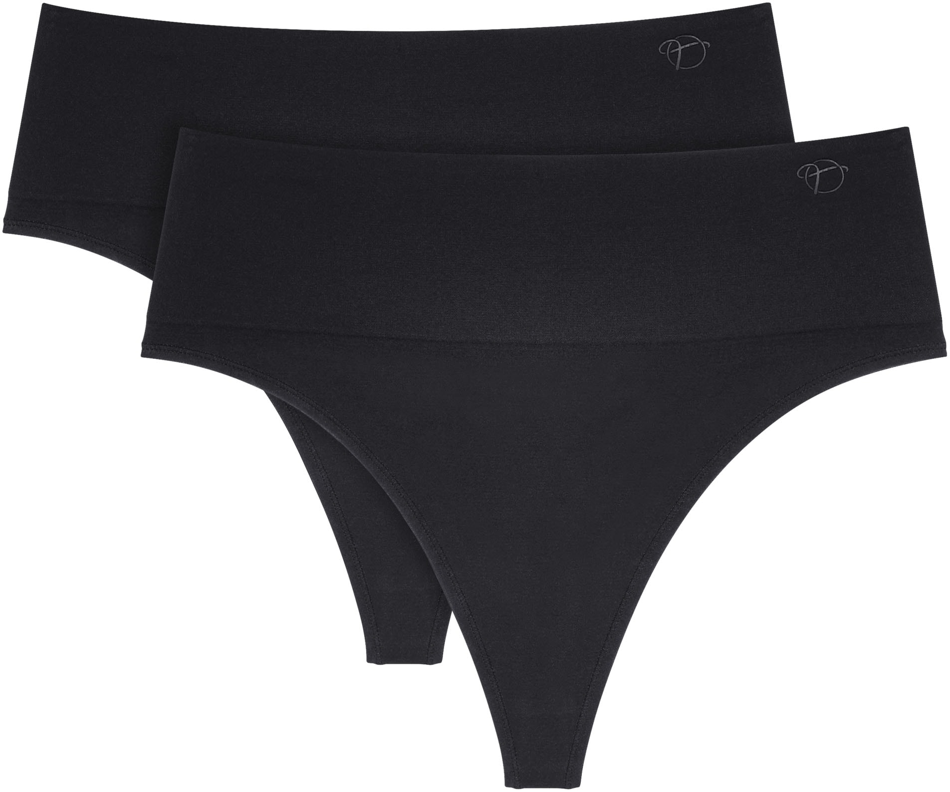 Triumph String »Soft Sculpt«, (2er Pack), mit hohem Beinausschnitt, formend, medium Shape-Effekt, flache Nähte