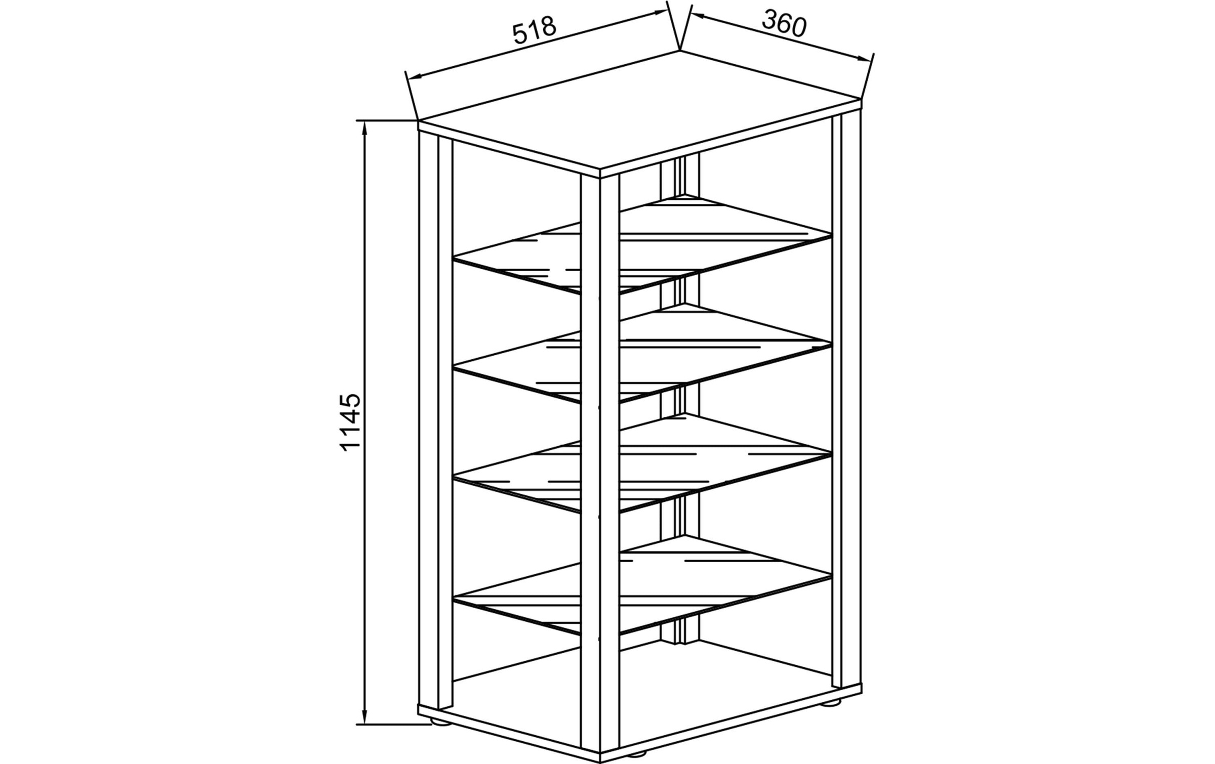 Image of VCM Vitrine "Glasol IV 115 x 52 x 35 cm"