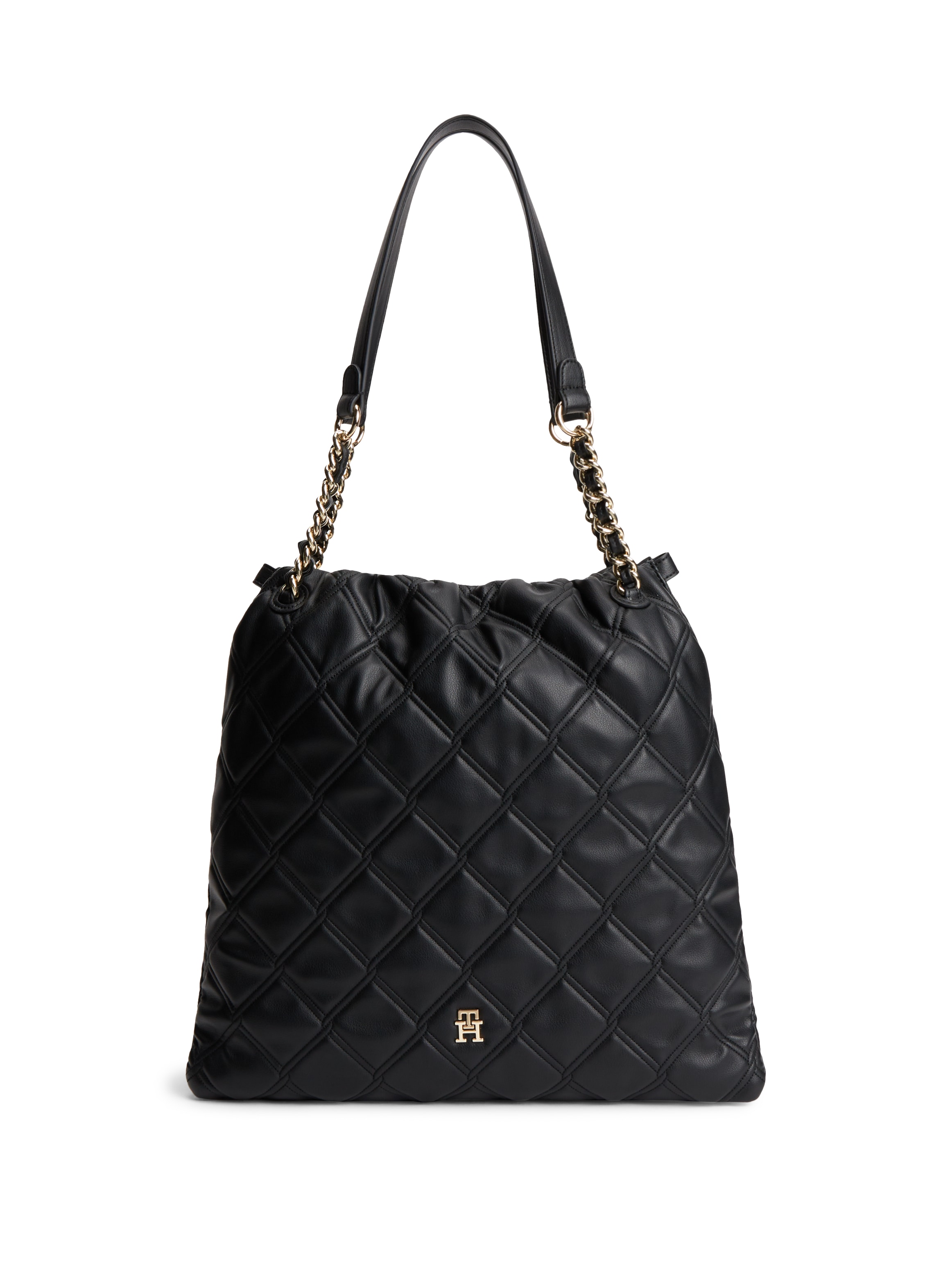 Image of Tommy Hilfiger Tragetasche "TH FEMININE TOTE" Damen Umhängetasche, Schultertasche, Handtasche mit Ziersteppung