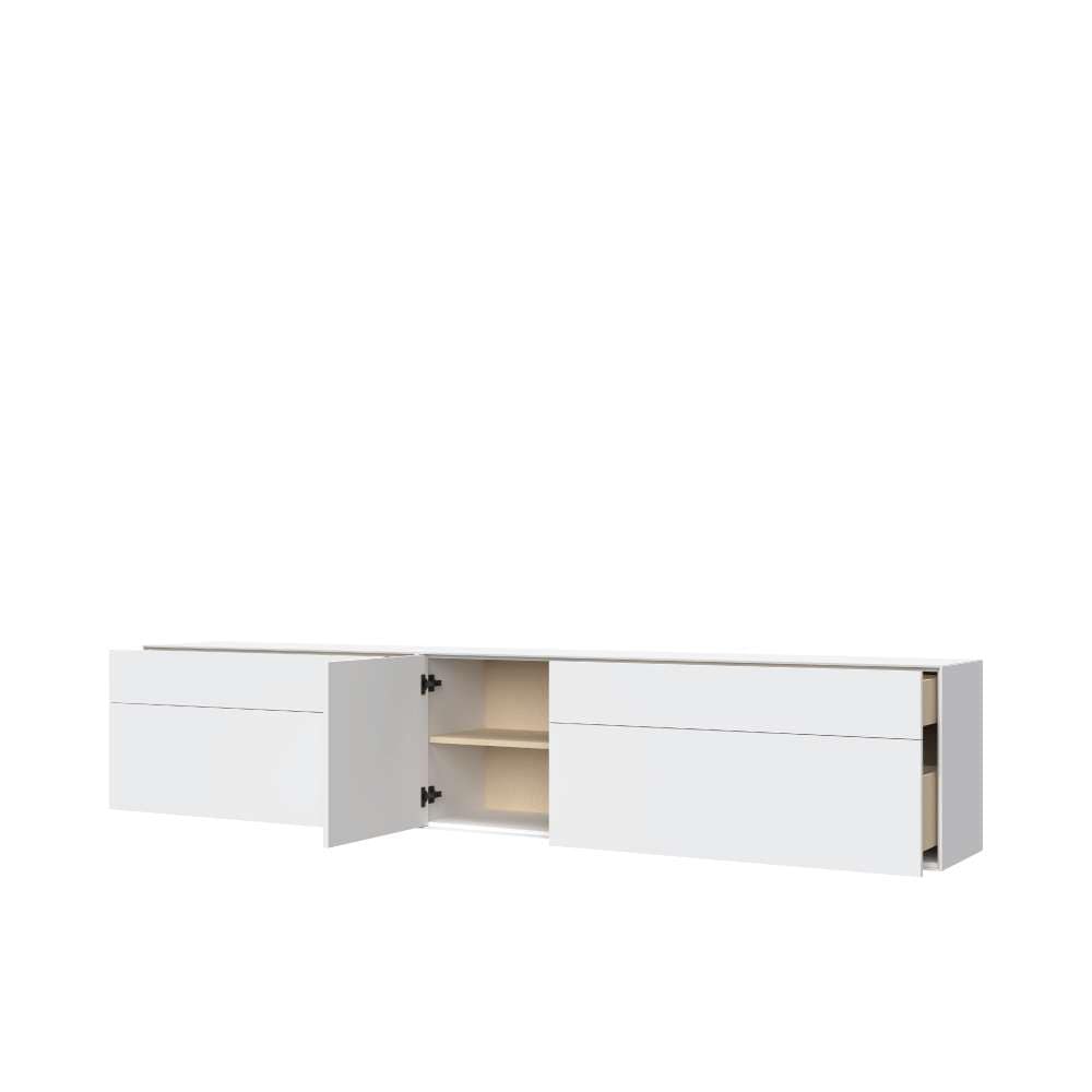 LeGer Home by Lena Gercke Table basse »Essentials, TV-Board, TV-Kommode, TV-Schrank,  TV-Möbel« 2 cuis tlg. Breite: 277 cm, UV lackiert, Push-to-open-Funktion