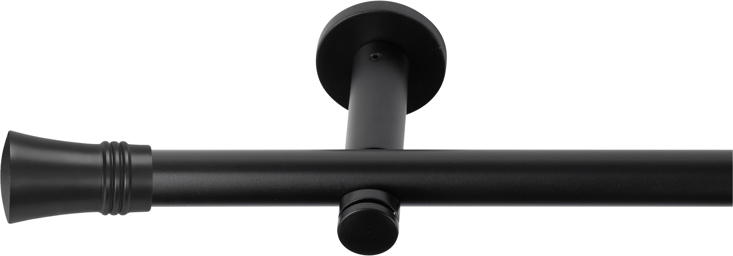 SN DECO GROUP Gardinenstange »Gardinenstange Lyon Ø 19 mm, 1-läufig, Fixmass, verschraubt« Ø 19 mm Fixmass;kürzbar
