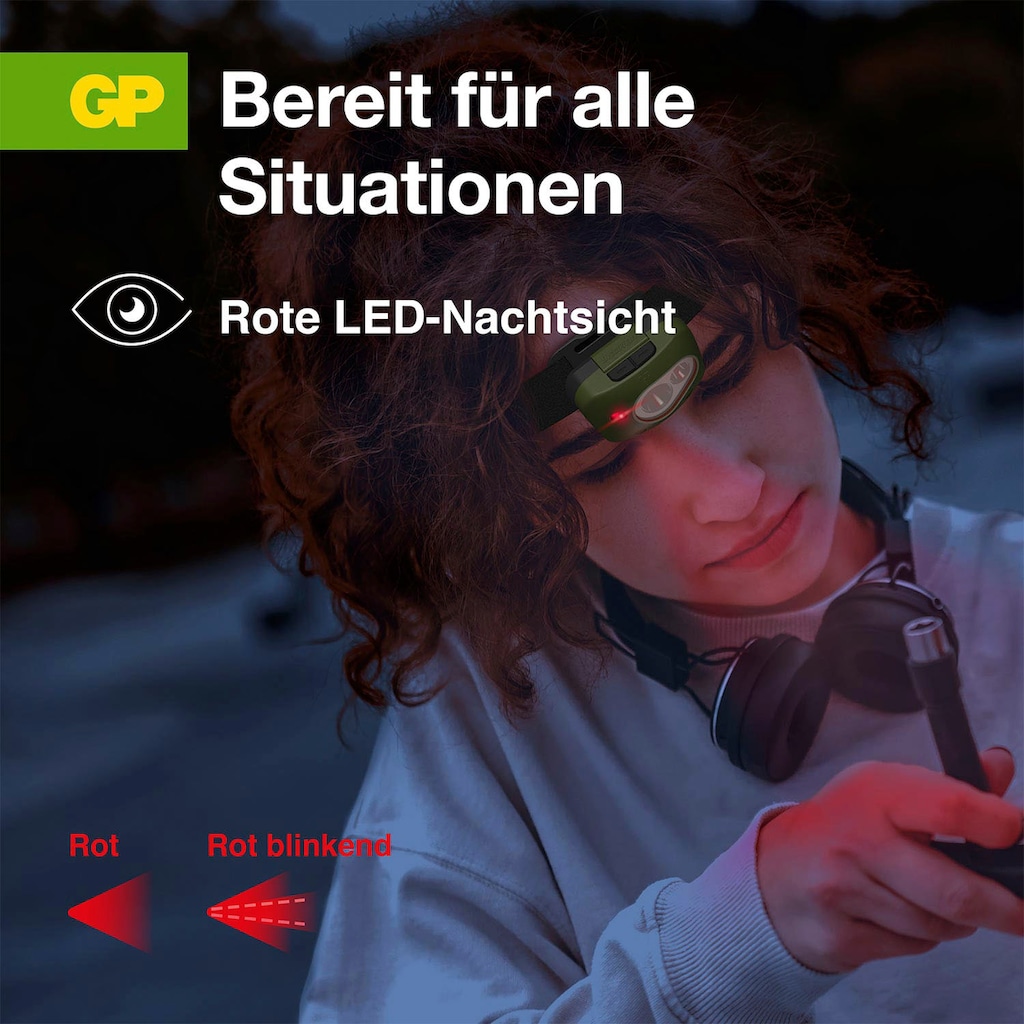 GP Batteries Stirnlampe »CH43«, (1 St.)