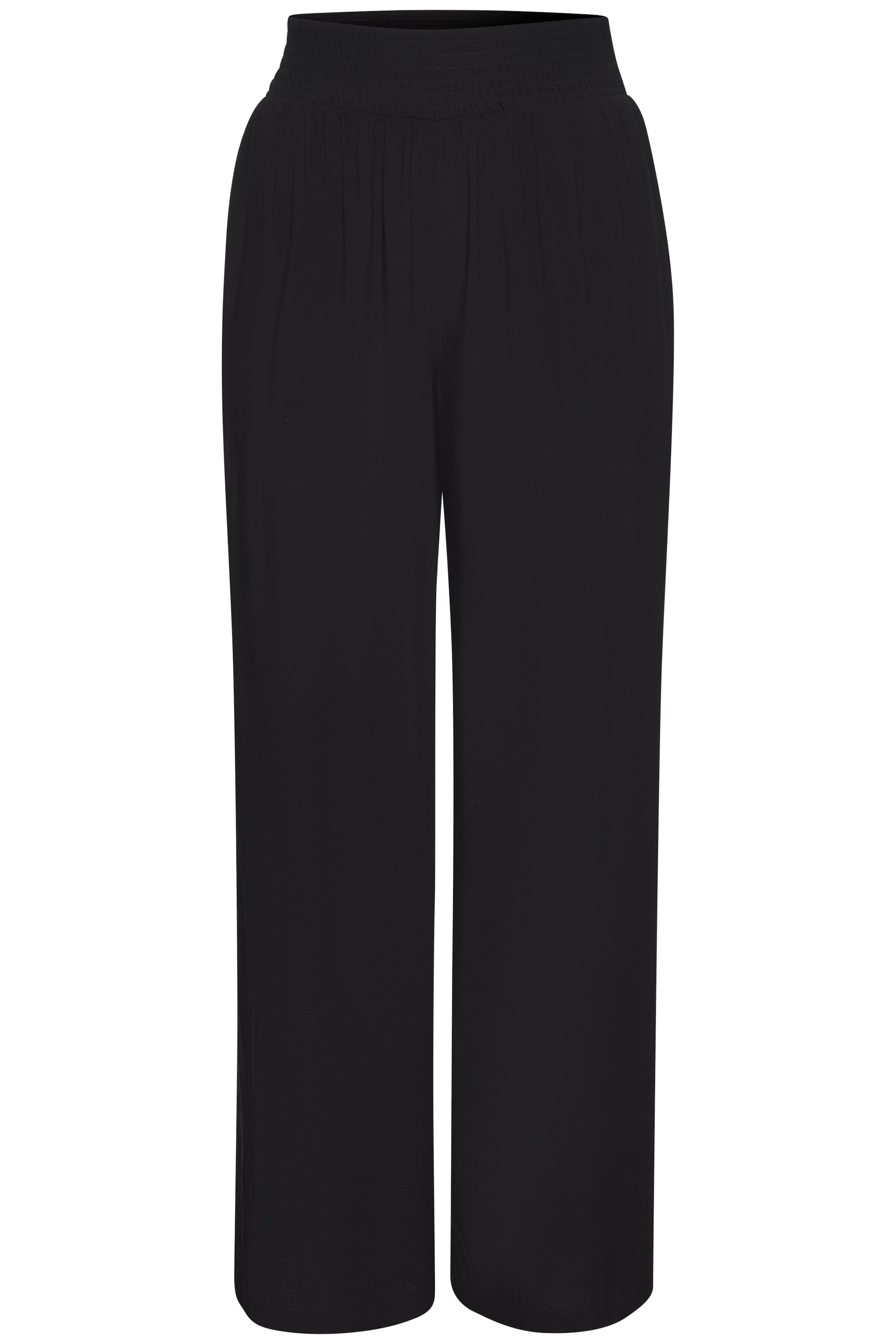 LASCANA Pantalon palazzo  en tissu tissé, pantalon à enfiler, pantalon d'été léger