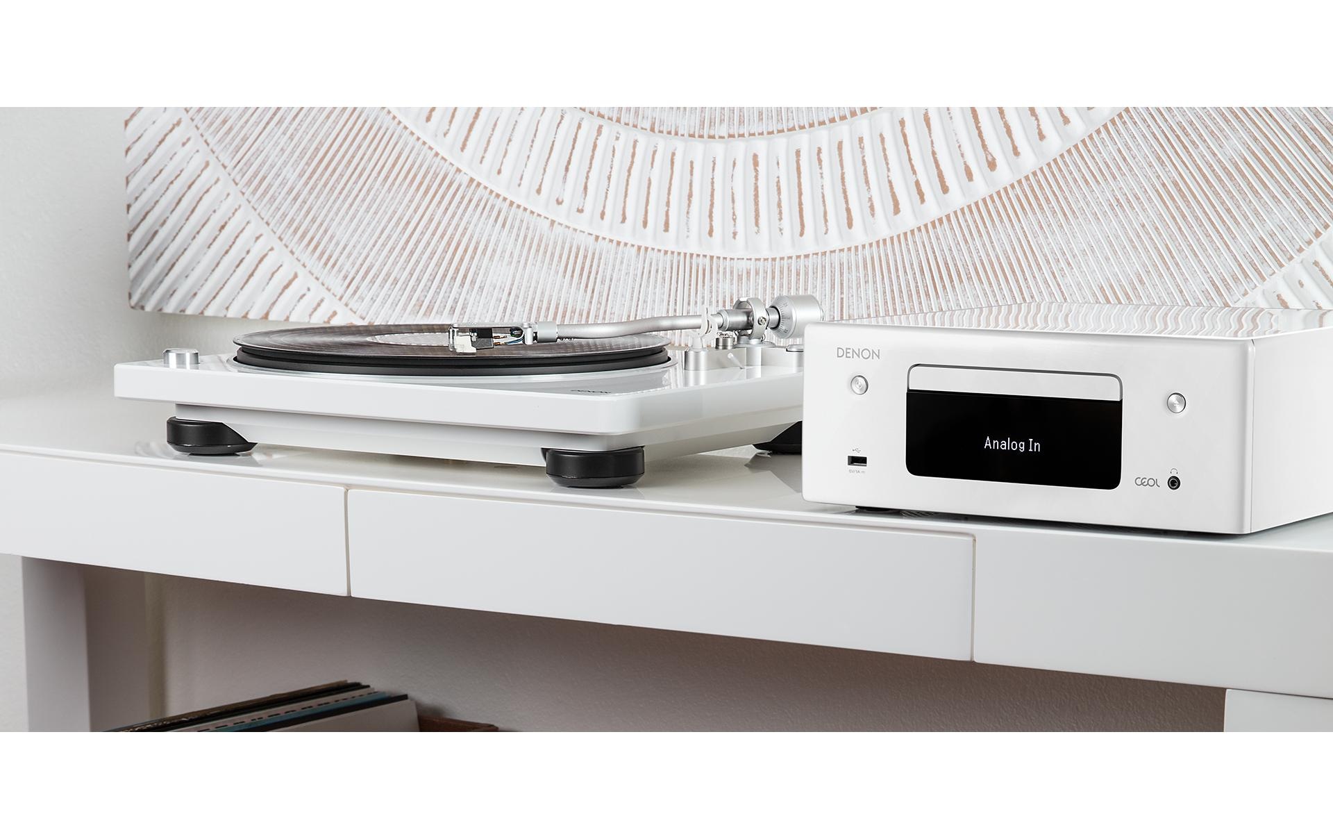 Denon Plattenspieler »DP-400 Weiss«