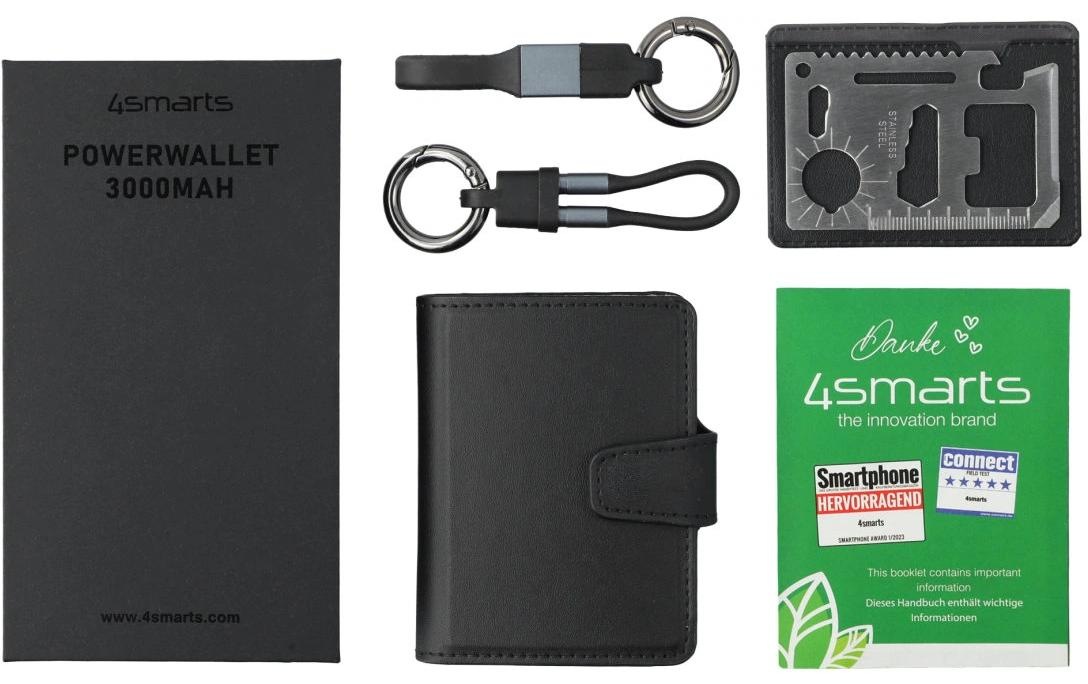 4smarts Powerbank »PowrWallet 3000 mAh«, 3000 mAh