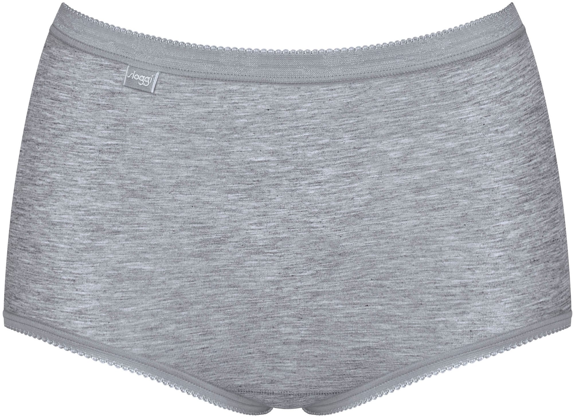 sloggi Maxislip »Basic+«, (4er Pack), Baumwollmischung, weiche Nähte, hohe Taille, elastisch