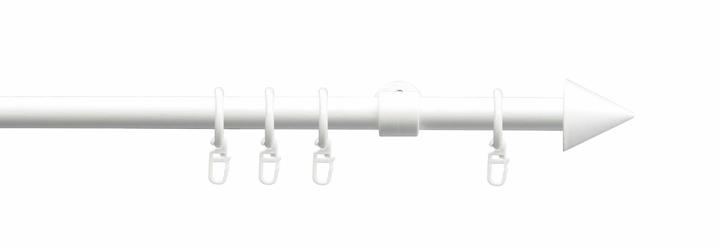 Image of Liedeco Gardinenstange "Kegel" Ø 20 mm 1 läufig-läufig Fixmass