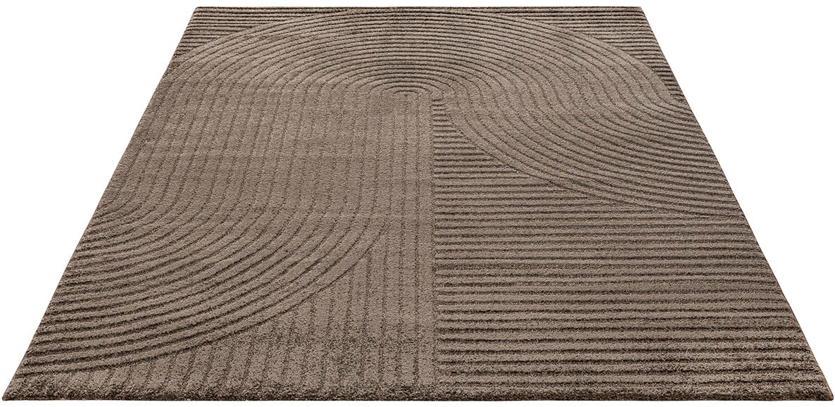 the carpet Teppich »Everest« rechteckig 14 mm Höhe moderner Wohnzimmer Teppich hohe Flordichte