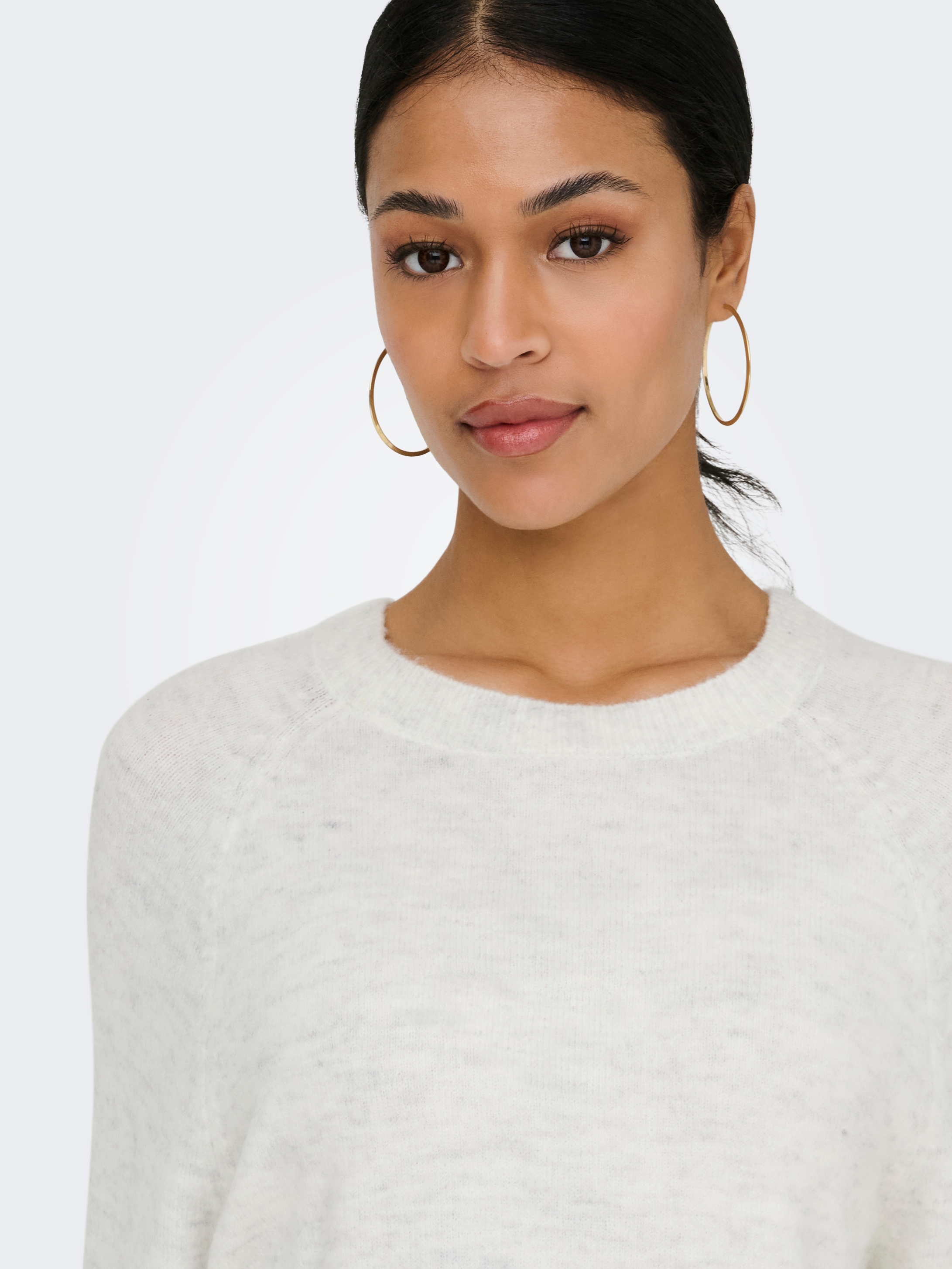 JDY Pull en tricot »JDYELANORA 3/4 PULLOVER KNT NOOS« mélange de matériaux, coupe régulière
