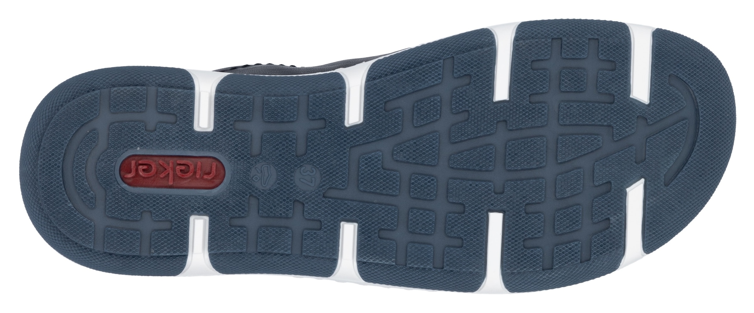 Rieker Sneaker  , Halbschuh, Freizeitschuh, Schnürschuh mit gepolstertem Schaftrand