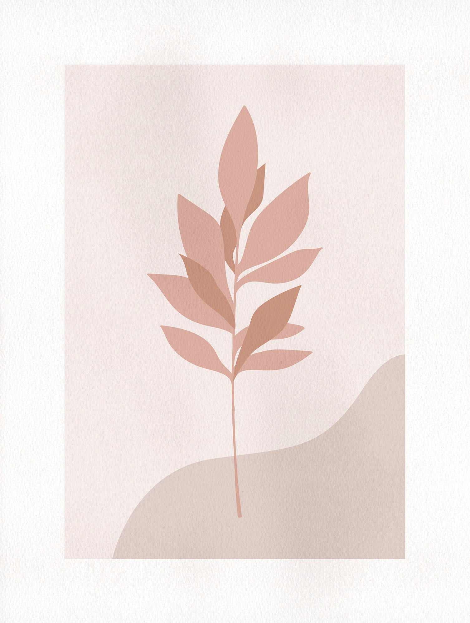 Image of Komar Bild "Pink Desert" Natur 1 Stk. tlg. Wandbild zur Dekoration - ohne Rahmen