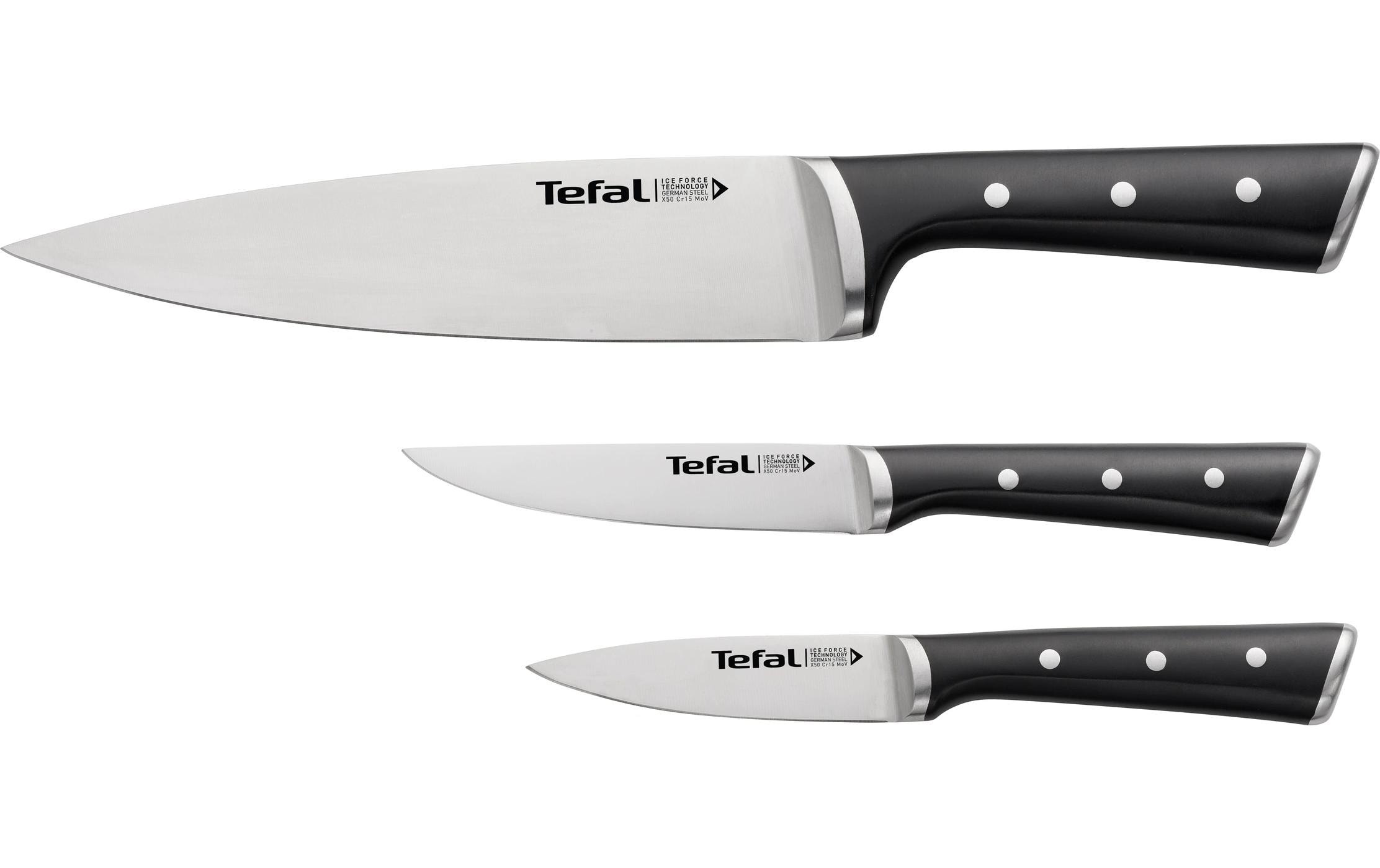 Image of Tefal Messer-Set "Ice Force 3-teilig"