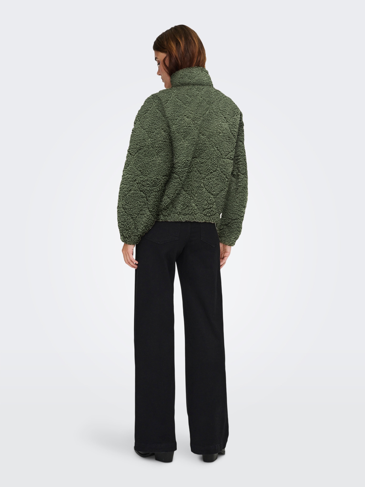 ONLY Veste sweat »ONLXENA L/S TEDDY BOX SWT«