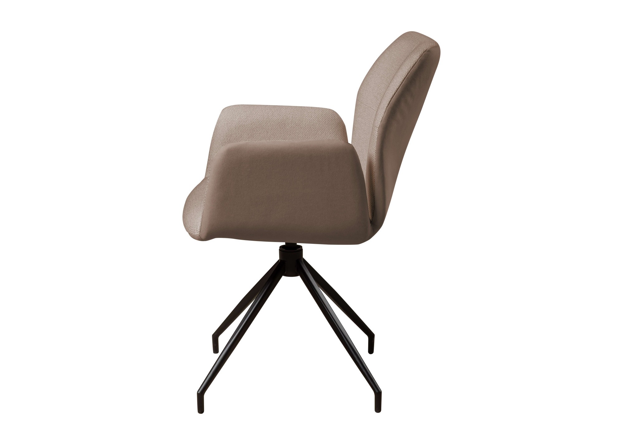 GOODproduct Armlehnstuhl »Bruna Drehstuhl, Polsterstuhl, Esszimmerstuhl, Küchenstuhl, 4-Fussstuhl« () 360° drehbar, mit automatischer Rückstellung, 2-Stoff-Design