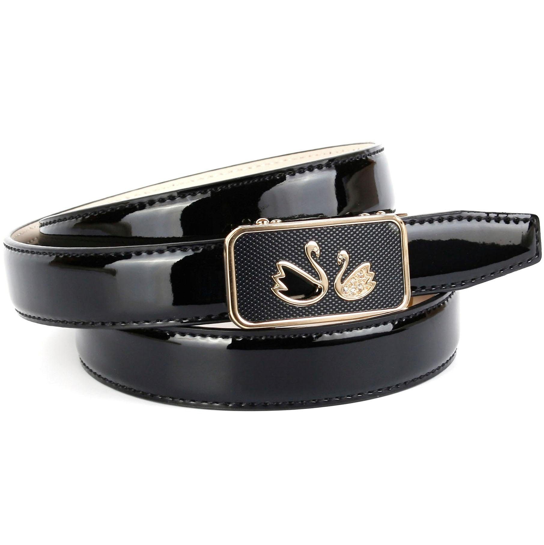 Image of Anthoni Crown Ledergürtel, für verliebte Herzen, Schliesse mit Glitzersteinen bei Ackermann Versand Schweiz