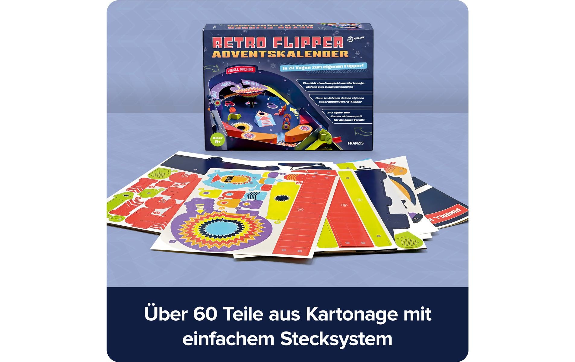Franzis Experimentierkasten »Retro-Flipper Deutsch, Englisch«