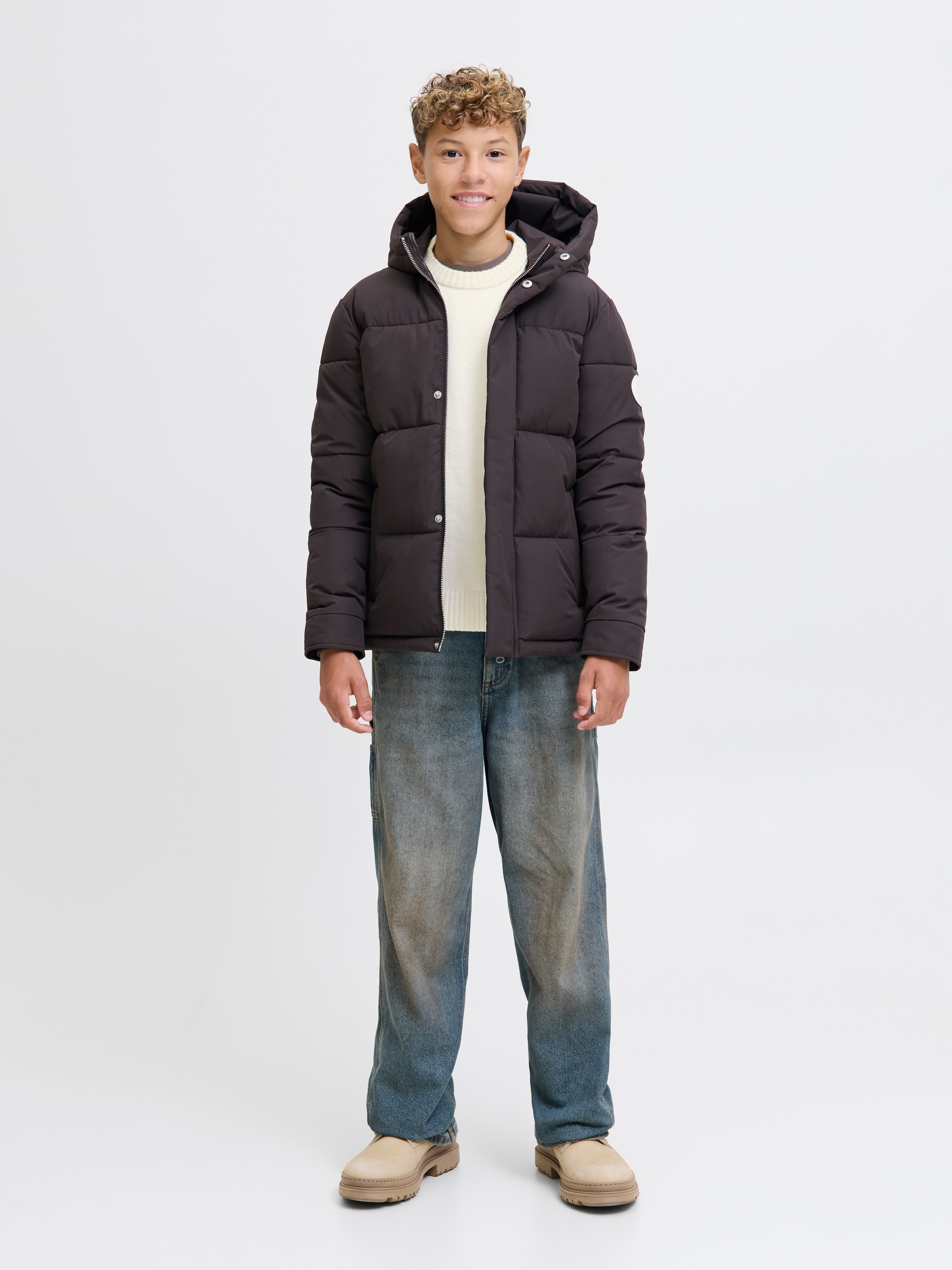 Jack & Jones Junior Rundhalspullover »JORNORREBRO KNIT CREW NECK JNR«