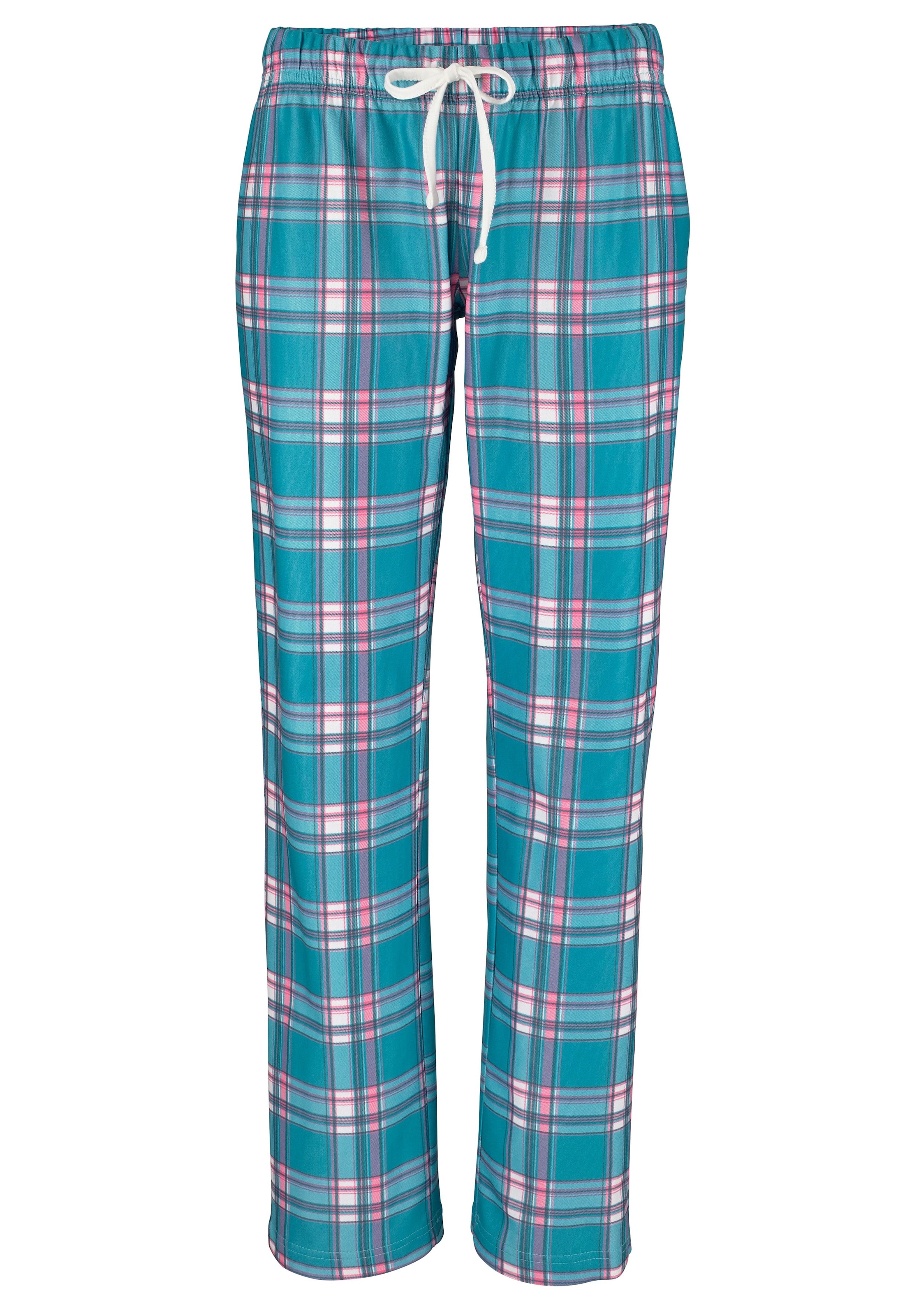 Arizona Pyjama, (4 tlg., 2 Stück), mit passenden Basicshirts