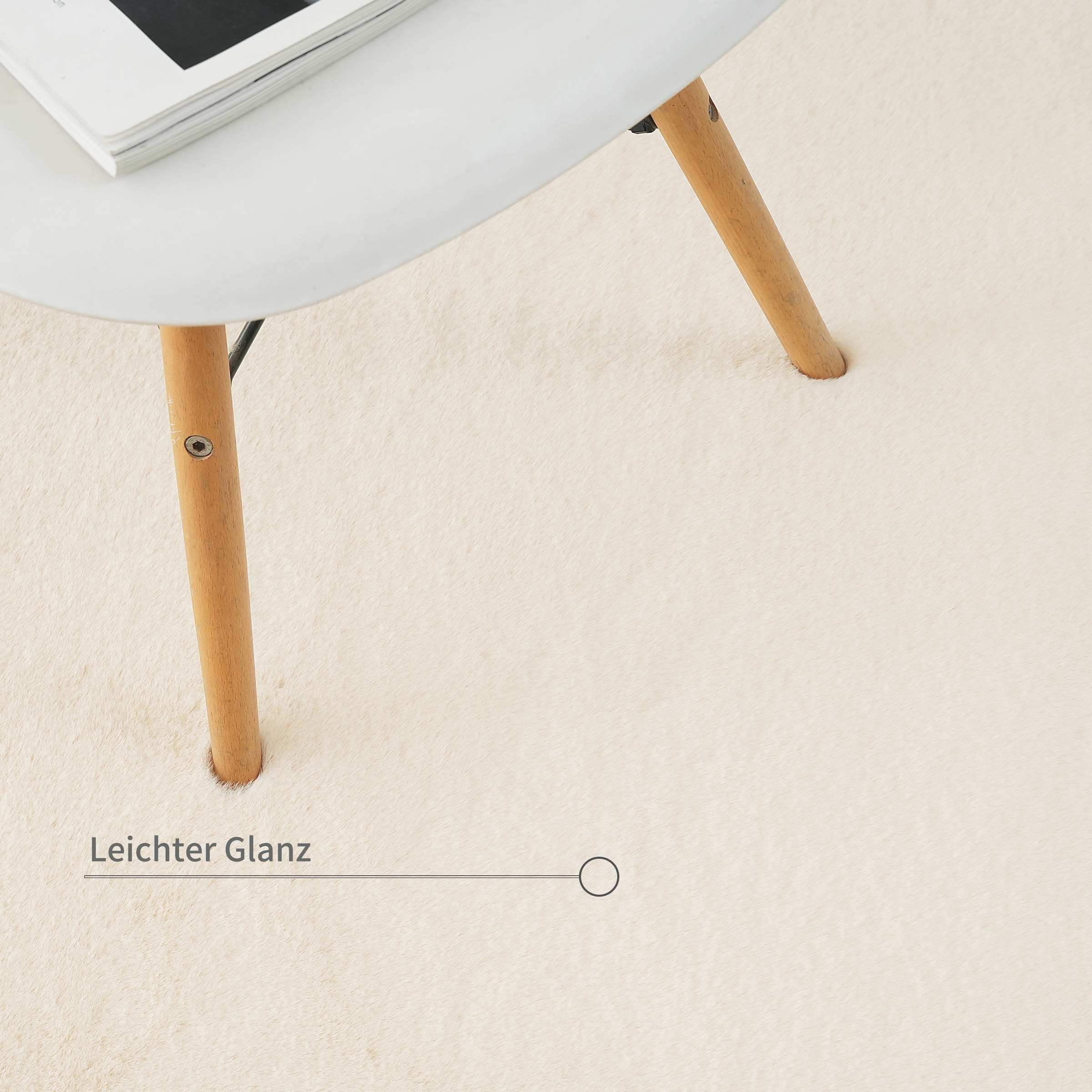 Bruno Banani Fellteppich »Rabbit 2, Kunstfell Teppich, Modern« rechteckig 25 mm Höhe Kaninchenfell-Haptik, sehr weich, Wohnzimmer, Schlafzimmer, Esszimmer