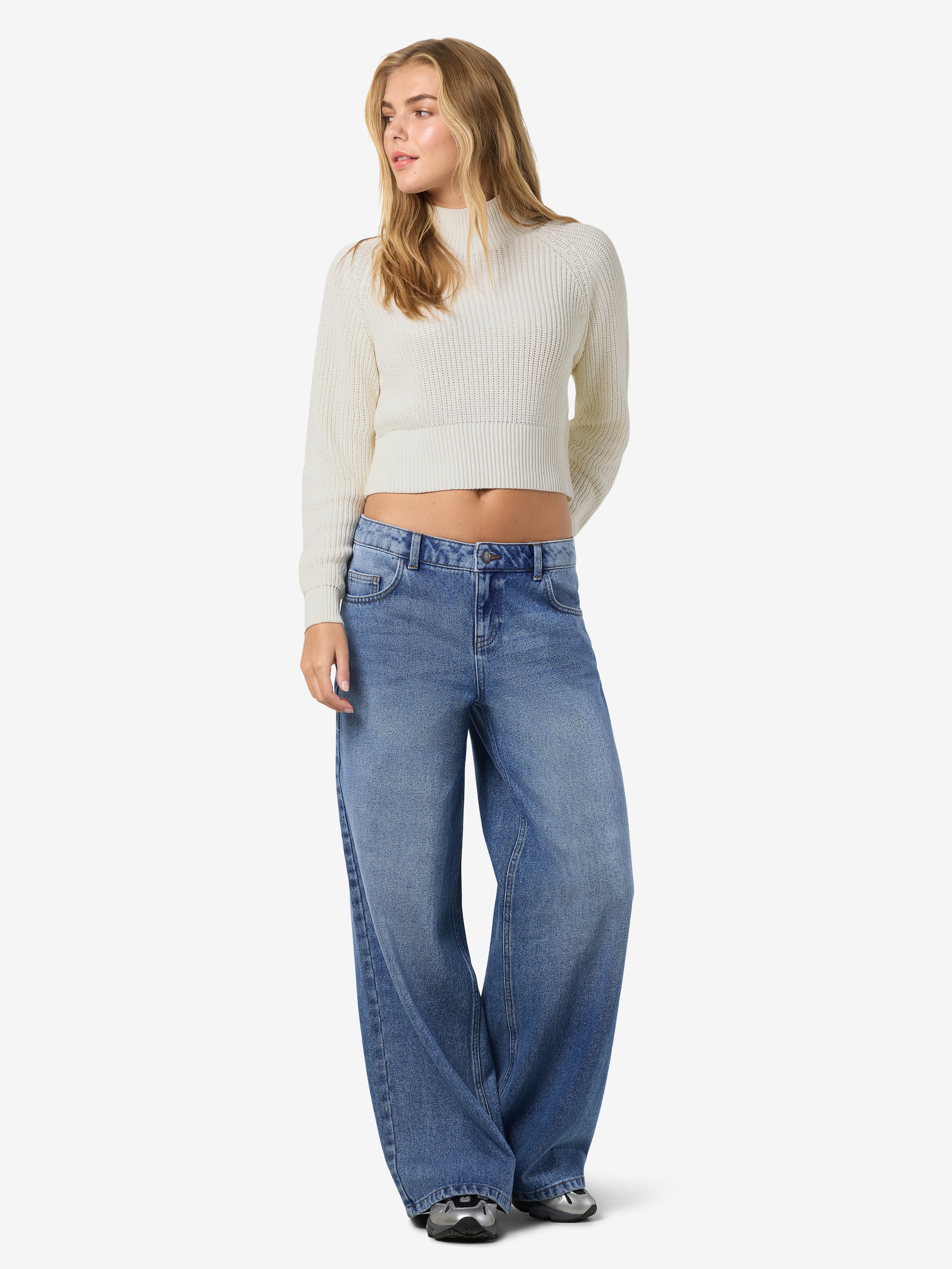 Noisy may Stehkragenpullover »NMDARA L/S HIGH NECK KNIT FWD NOOS«