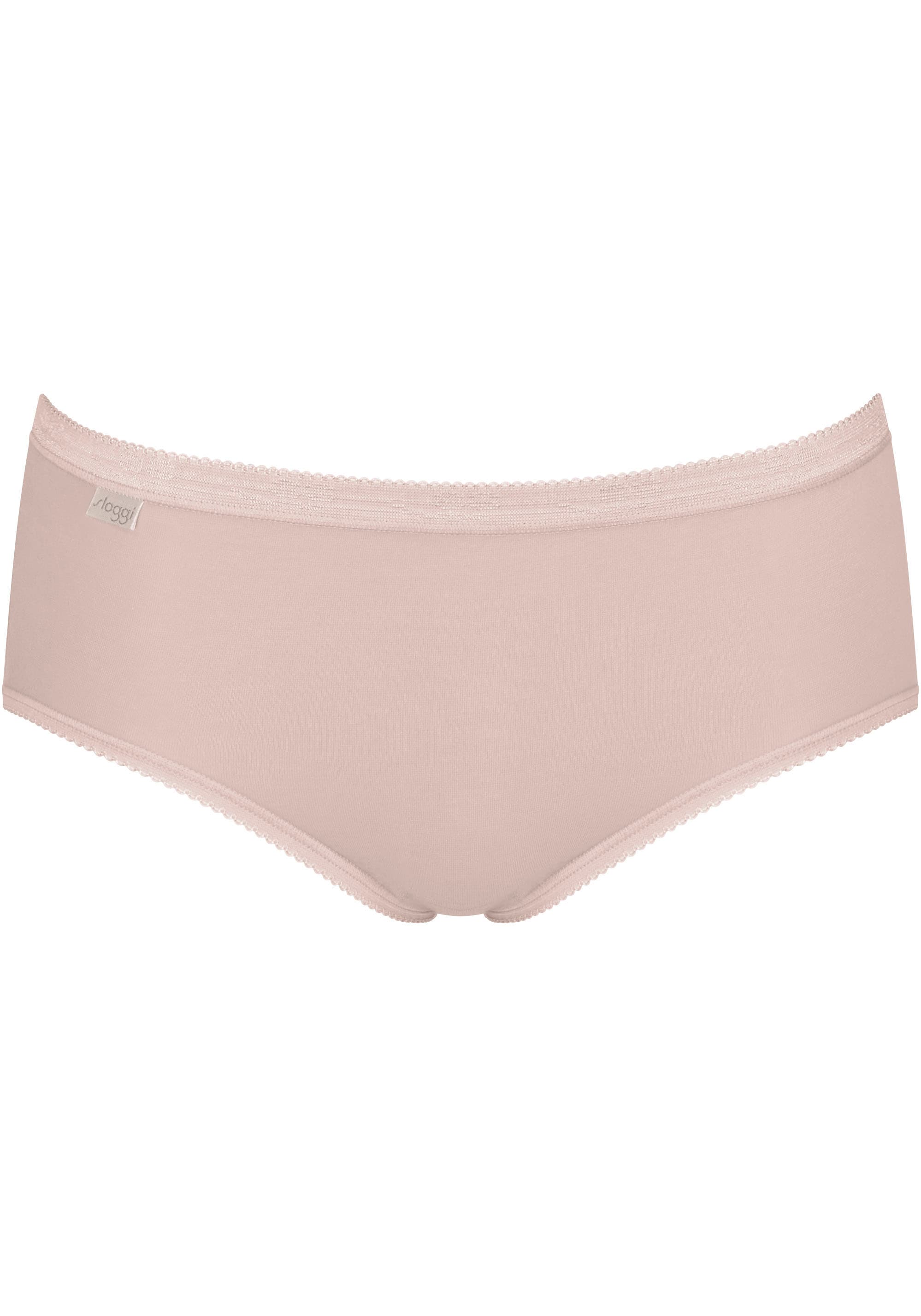 sloggi Midislip »Basic+«, (3er Pack), Baumwollmix, klassischer Stil, mittelhoher Bund, Softnähte