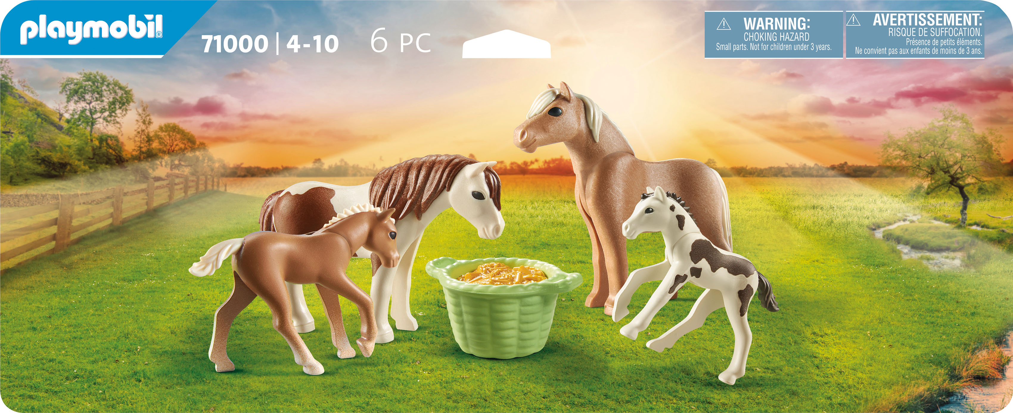 Image of Playmobil® Konstruktions-Spielset »2 Island Ponys mit Fohlen (71000), Country«, (5 St.), Made in Europe bei Ackermann Versand Schweiz