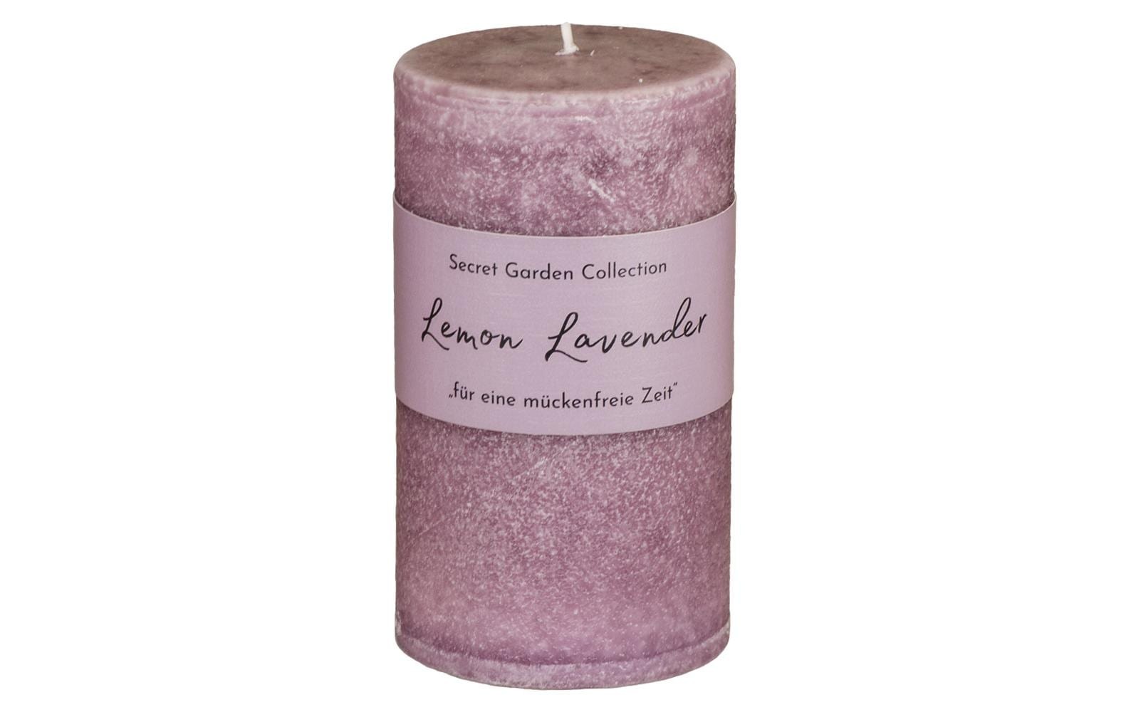 Stumpenkerze »Schulthess Zylinderkerze Secret Garden Lemon Lavender 12 cm«