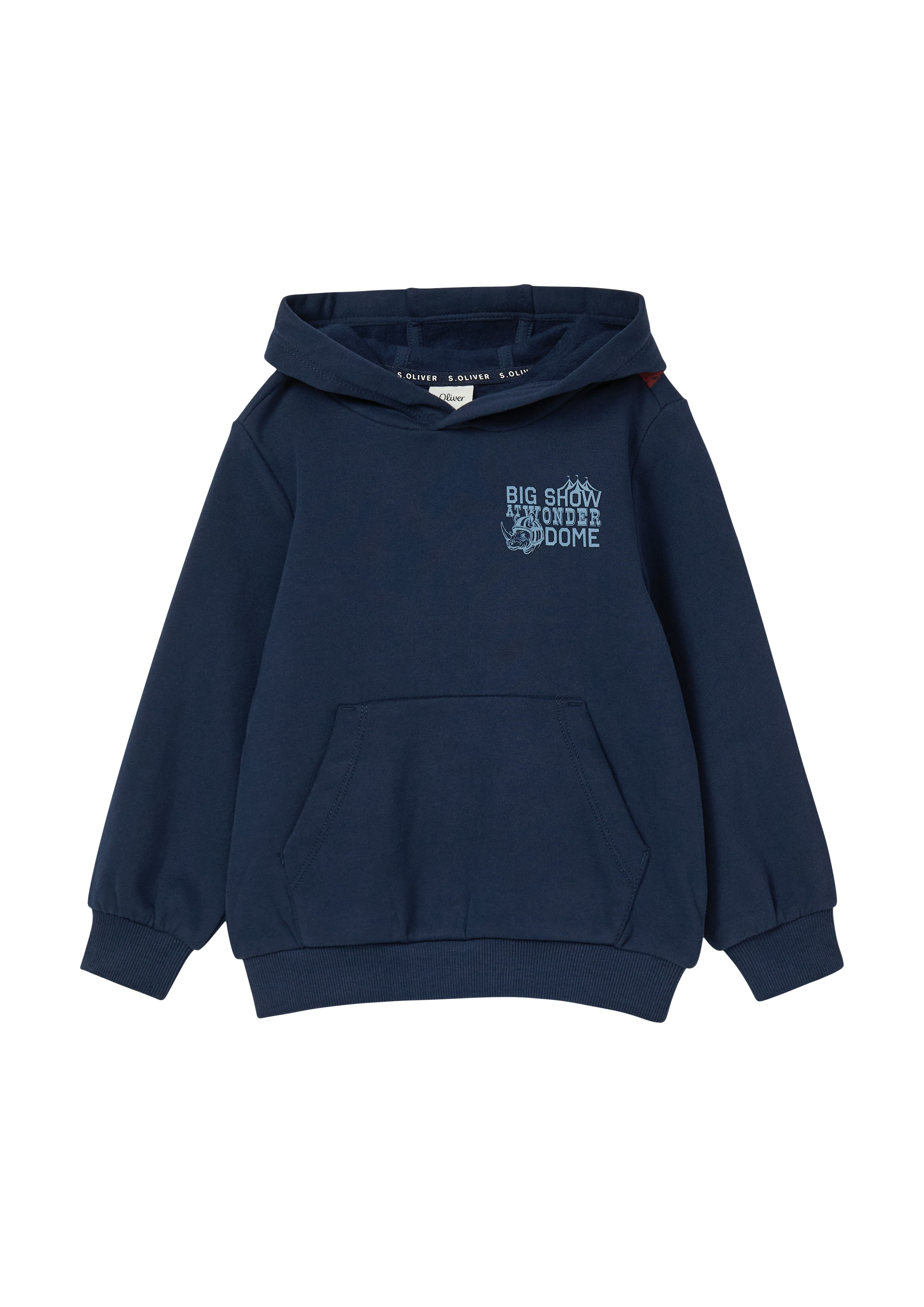 Image of s.Oliver Junior Sweatshirt, mit grossem Rücken-Print und kleinem Frontprint