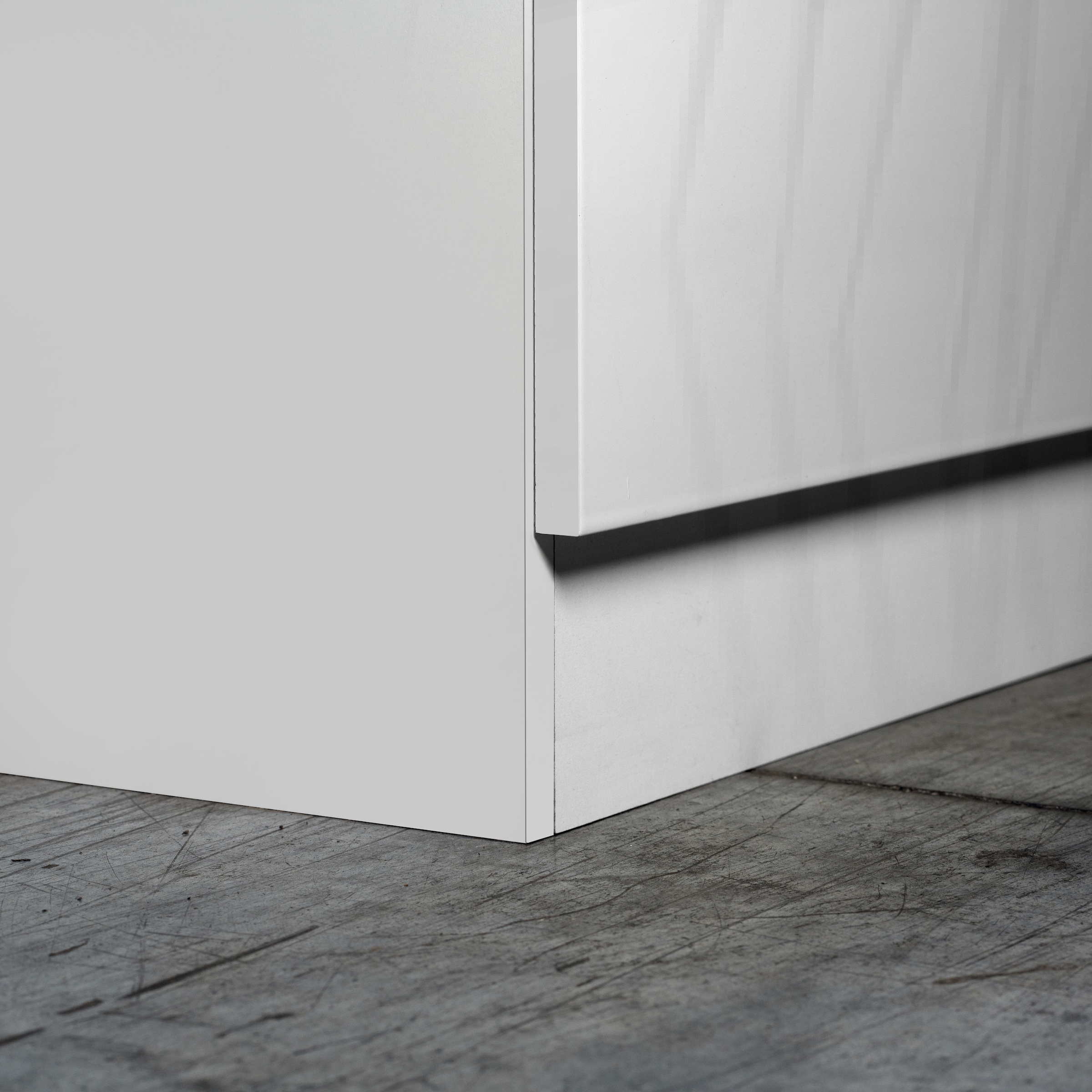 KOCHSTATION Armoire réfrigérée encastrable »Luna, Kühlschrank-Umbau, Einbauschrank für Kühlschrank, Made in Italy« B/T/H: 60×60×214,5 cm, für zwei Kühlschrankhöhen vorbereitet