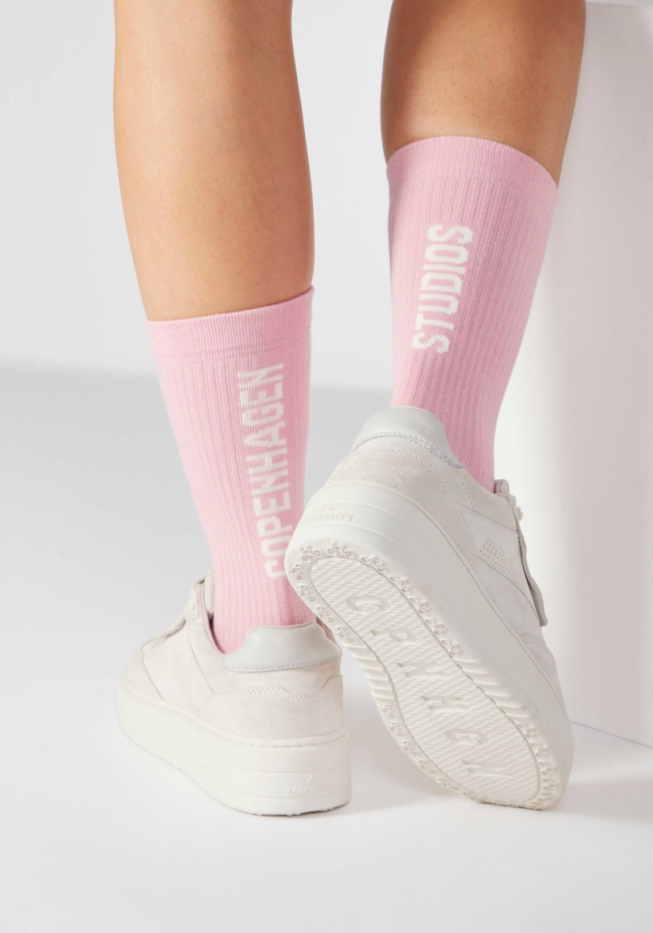 Copenhagen Studios Tennissocken Packung, 3 Stk. tlg. mit grossem Schriftzug