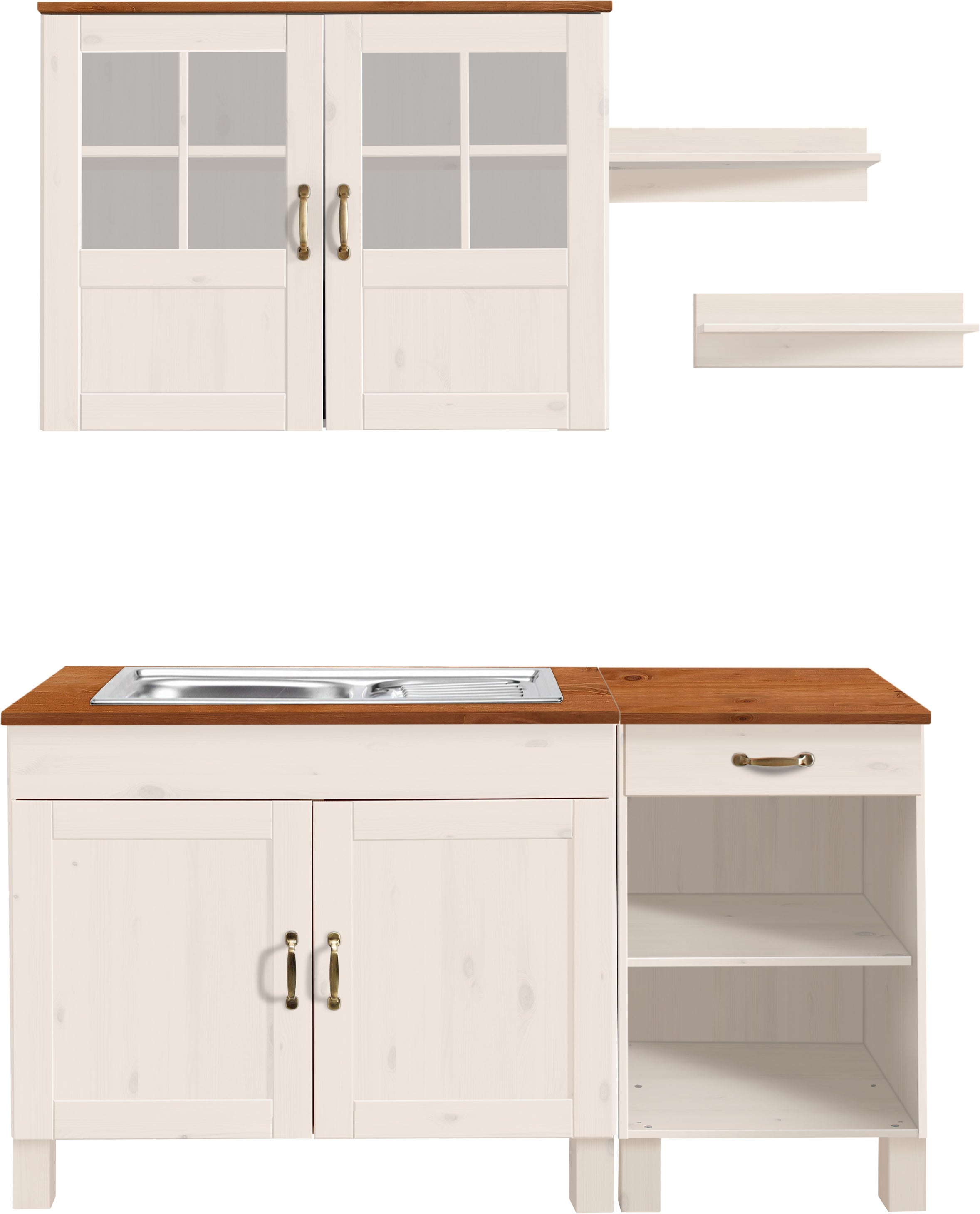 Image of Home affaire Pantryküche "Alby" Breite 150 cm, in 2 Tiefen, ohne E-Geräte