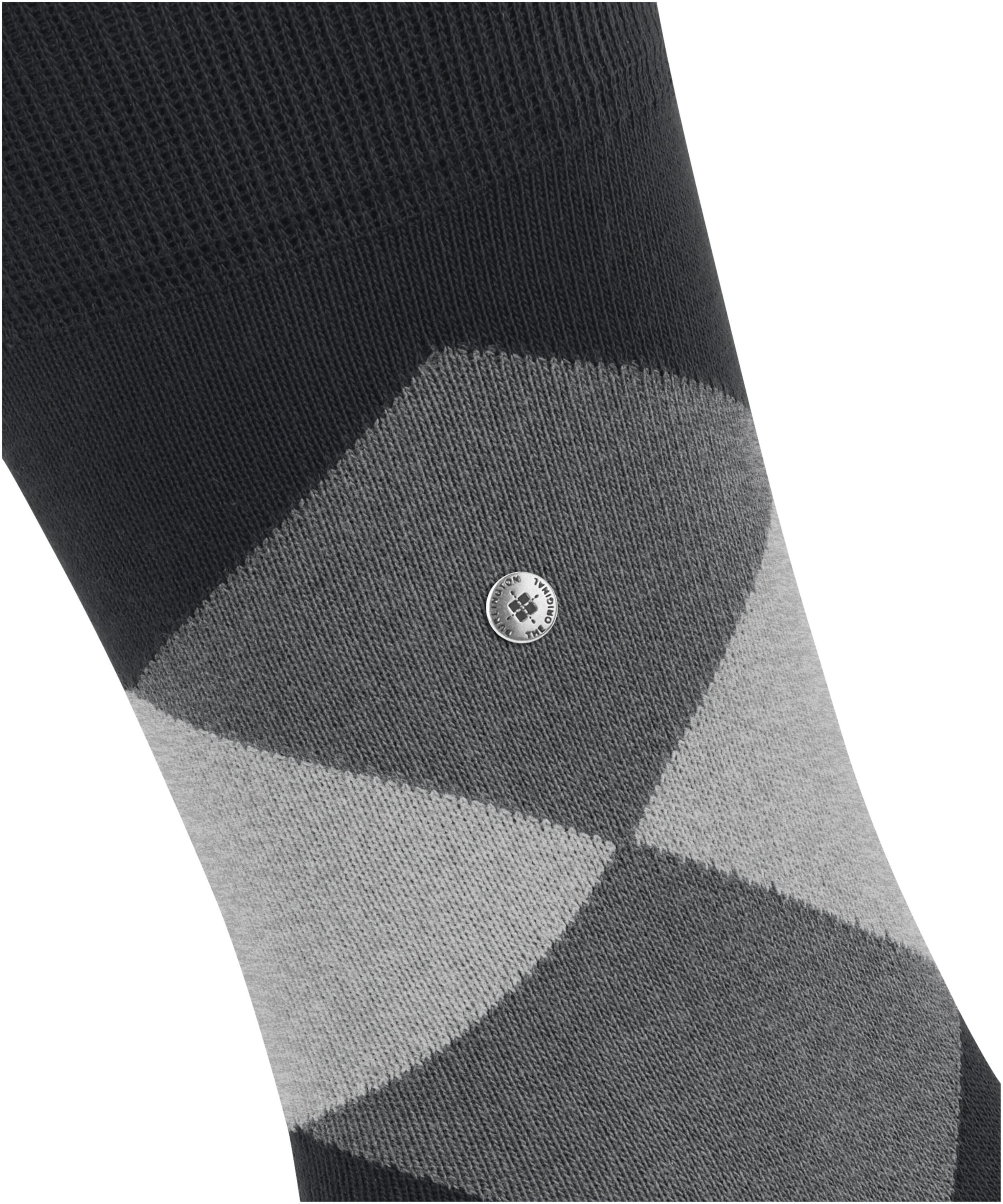 Burlington Chaussettes »Clyde« Taille unique 40-46, motif Argyle moderne, clip Burlington