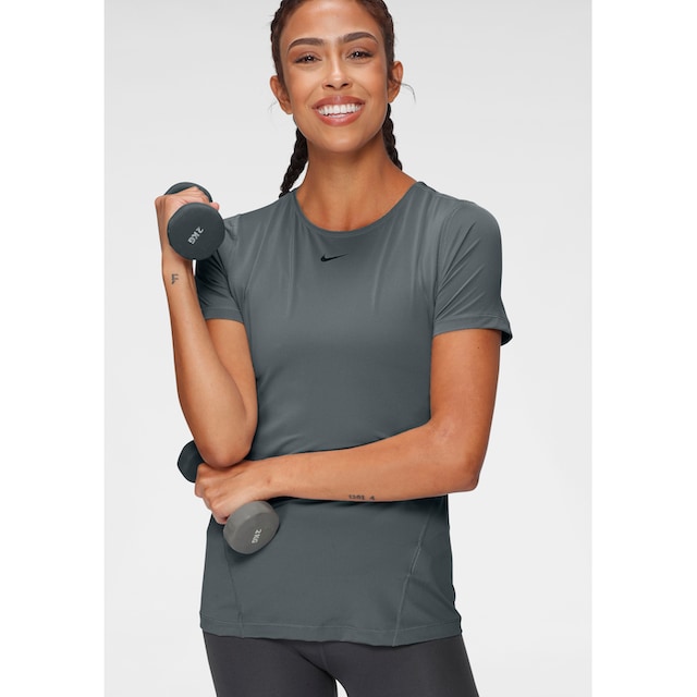 ♕ Nike Funktionsshirt »WOMEN NIKE PERFORMANCE TOP SHORTSLEEVE ALL OVER MESH«,  DRI-FIT Technology versandkostenfrei bestellen