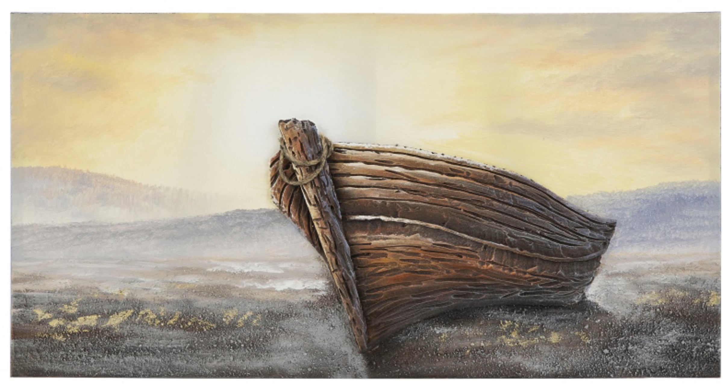 Image of Spiegelprofi GmbH Ölbild »Boat«, (1 St.), jedes Bild ein Unikat, handgearbeitet bei Ackermann Versand Schweiz