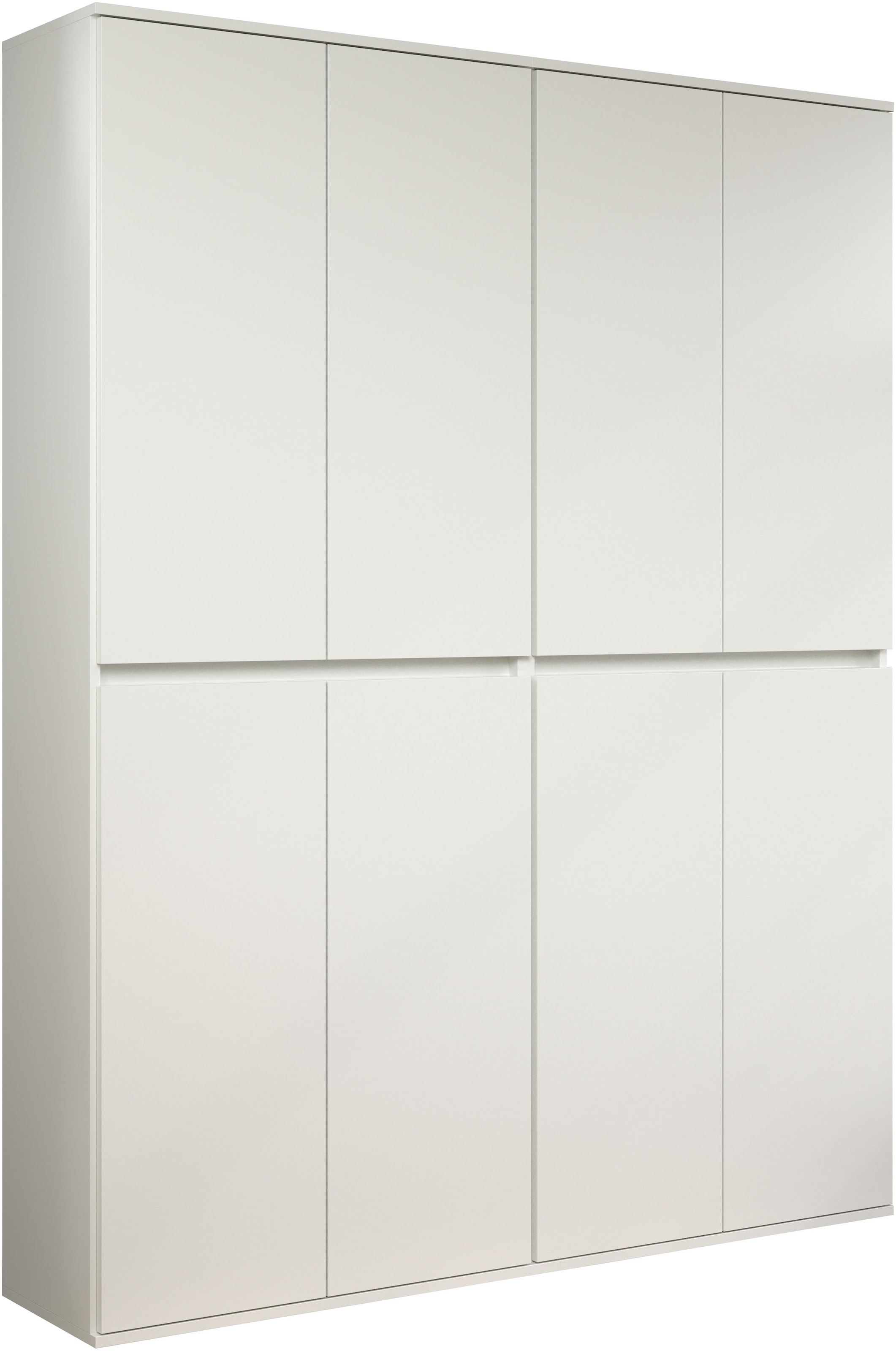 INOSIGN Garderoben-Set »Novara«, (Komplett-Set, 2 St.), Garderobenschränke mit insgesamt 16 Fächern - (B/T/H) 148/34/191 cm