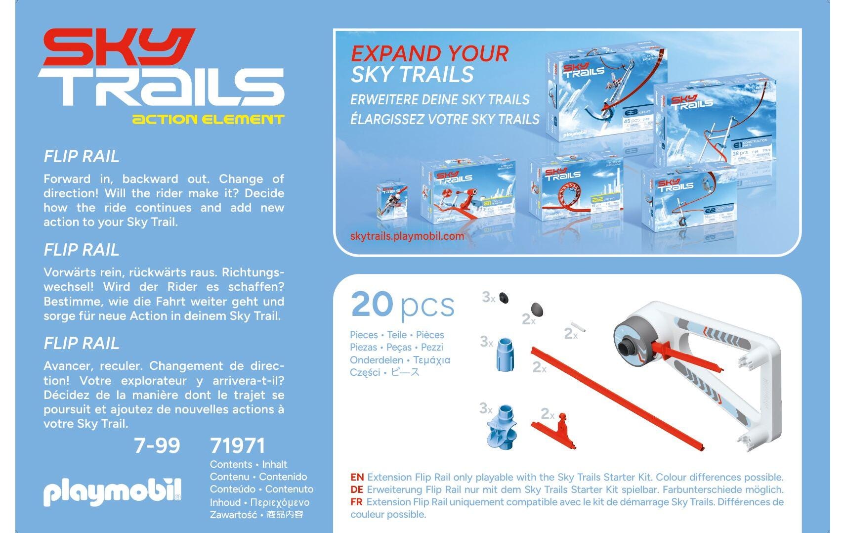   Kugelbahn »Flip Rail e1 (71971), Sky Trails« Made in Europe