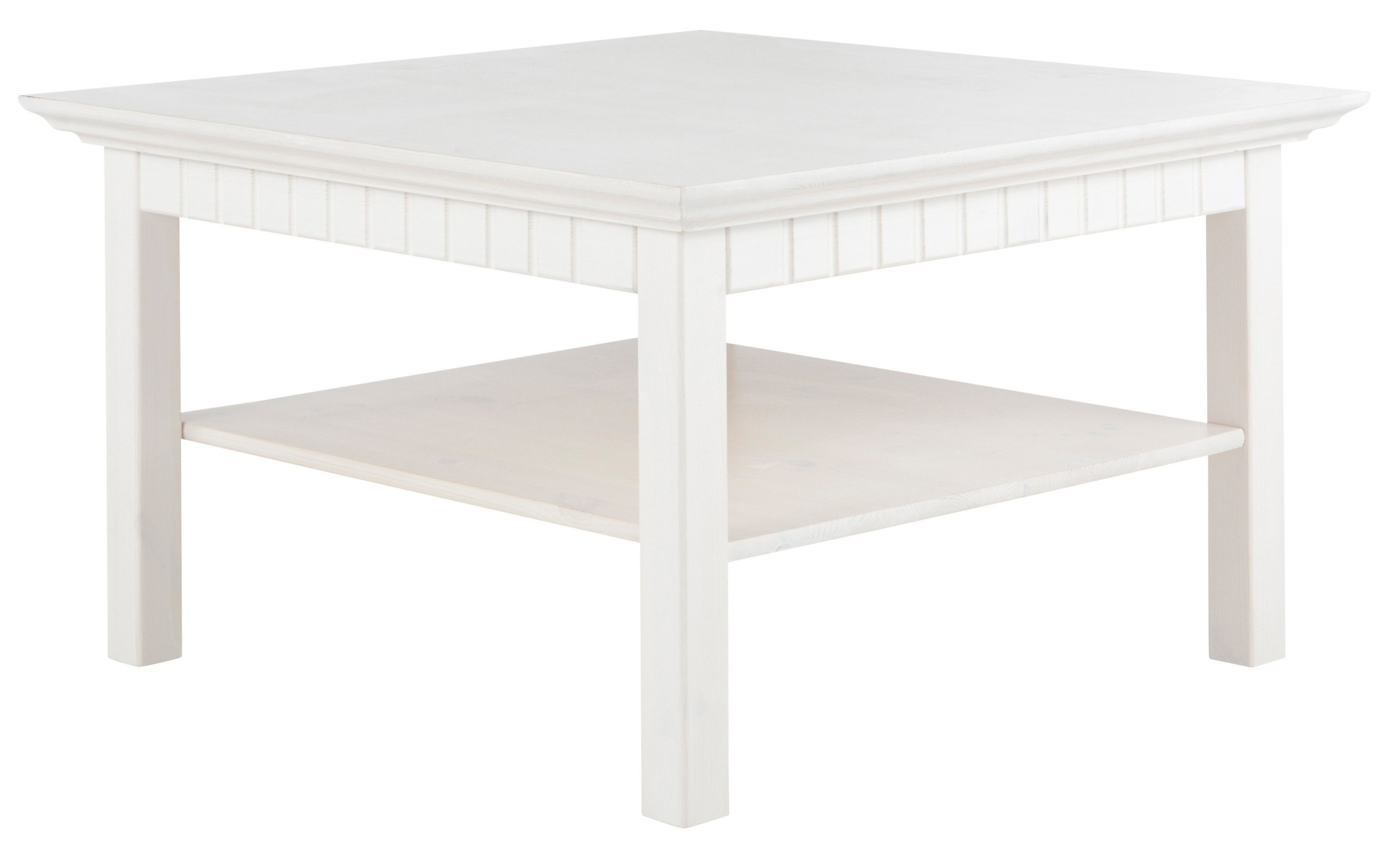 Image of GOODproduct Couchtisch "Lisa" Kaffeetisch, massives Kiefernholz, B/T/H: 76x76x45 cm