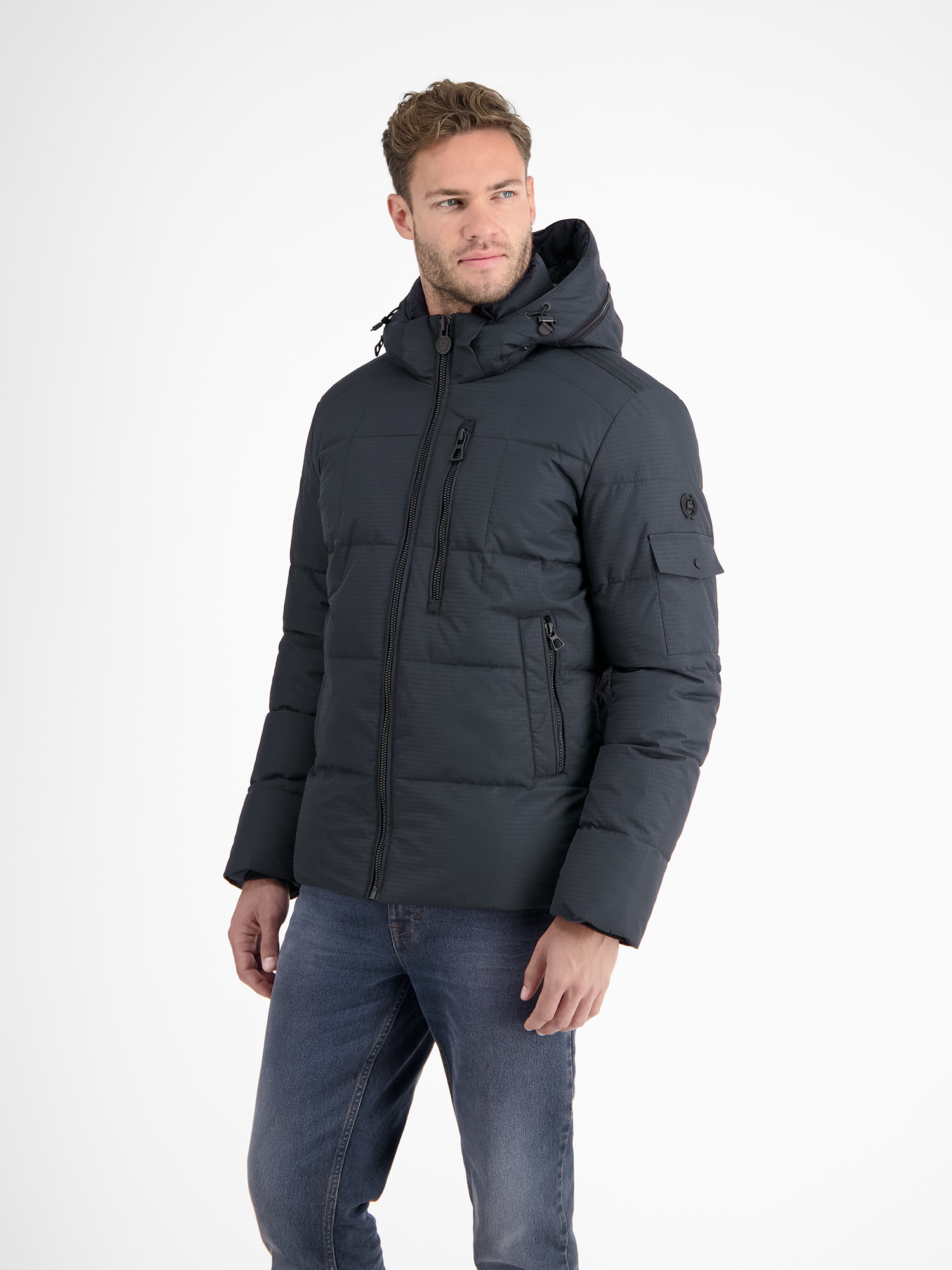 LERROS Veste matelassée »Gefütterte Steppjacke mit abnehmbarer Kapuze« avec capuche
