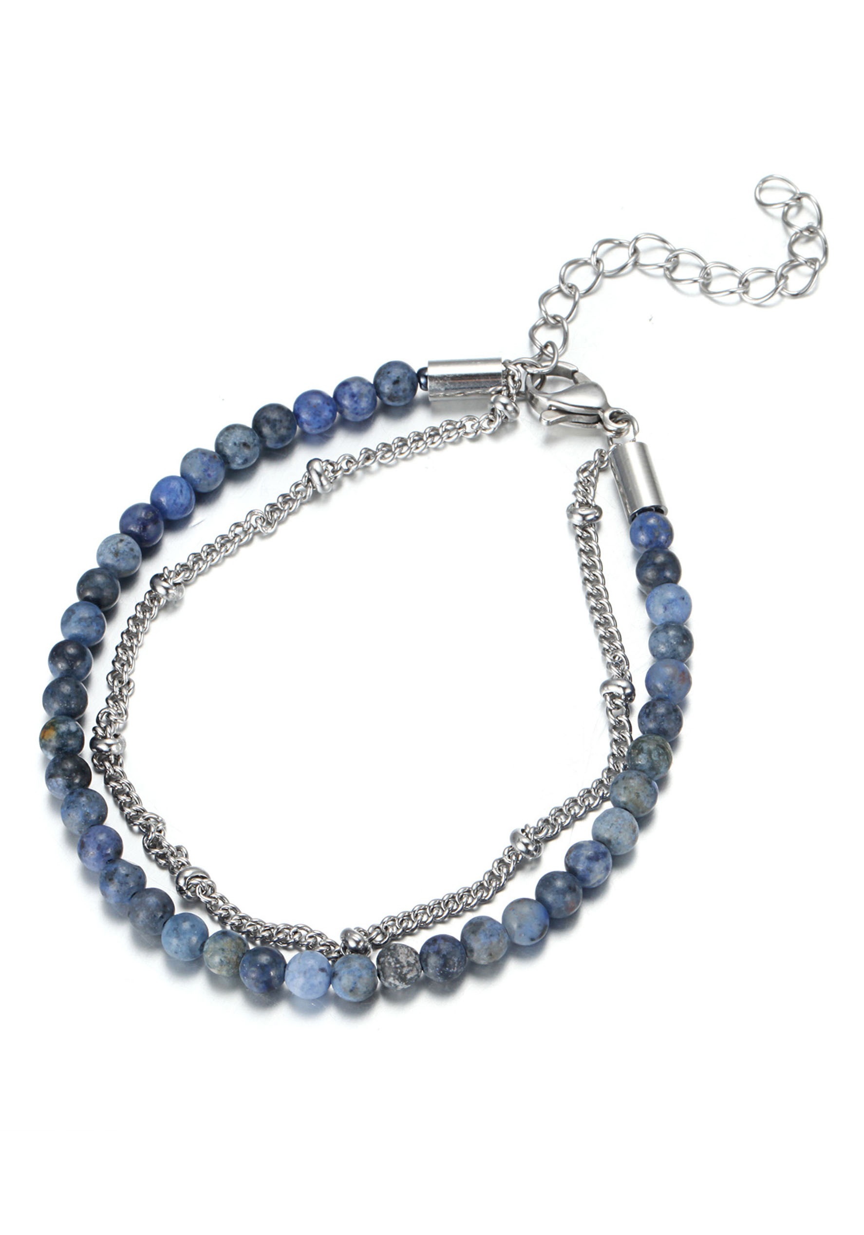 Image of Firetti Fusskette »mehrreihig, glänzendes Design, massiv«, mit Dumortierit bei Ackermann Versand Schweiz