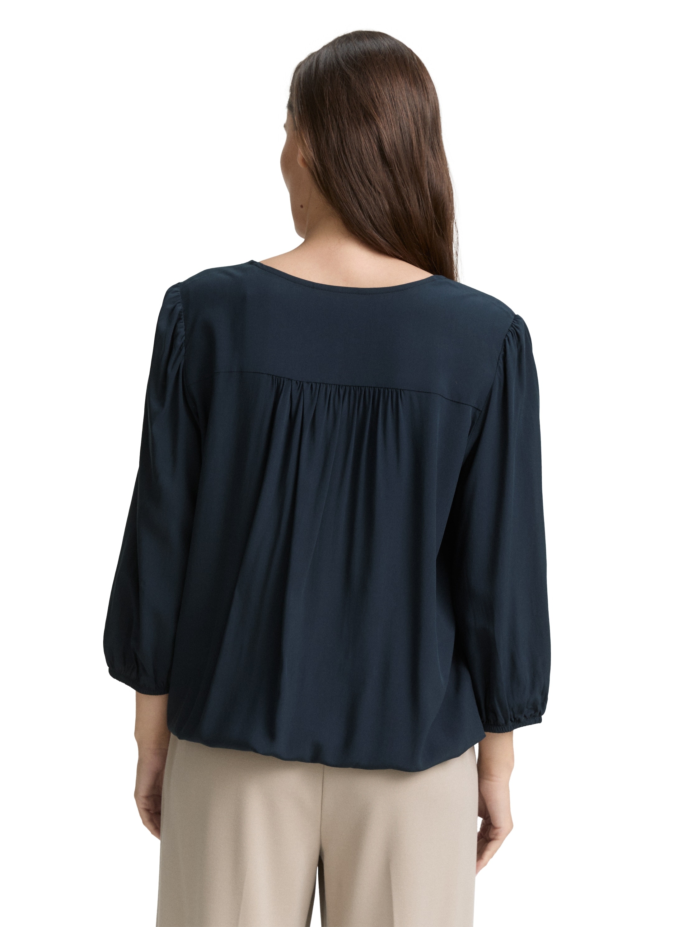 TOM TAILOR Chemisier à chemise mit All-Over Print