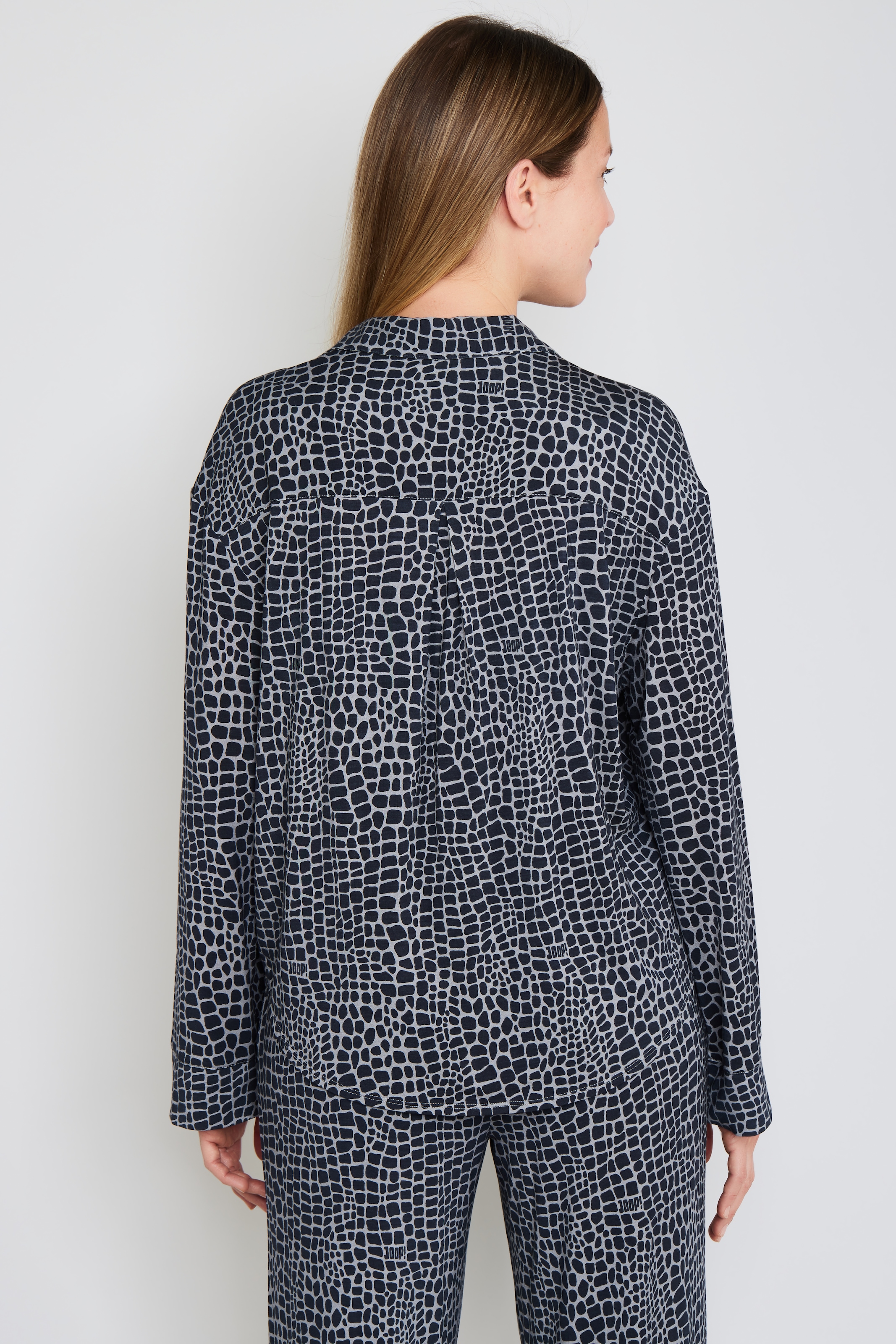 JOOP! Pyjamaoberteil »Luxe Modal Printed«