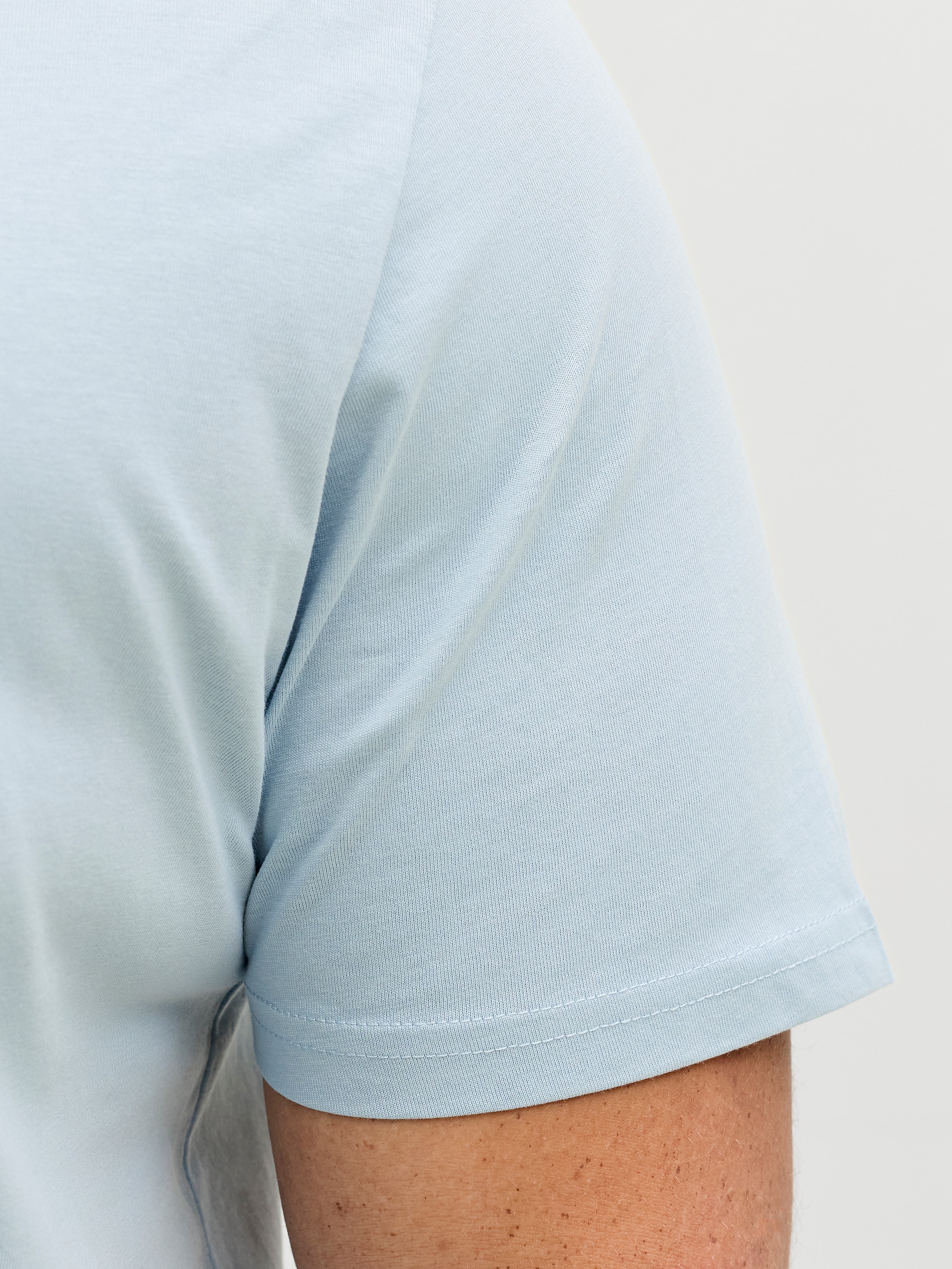 Jack & Jones PlusSize Rundhalsshirt »JJESOHO TEE SS CREW NECK NOOS PLS« Baumwolle, regular fit