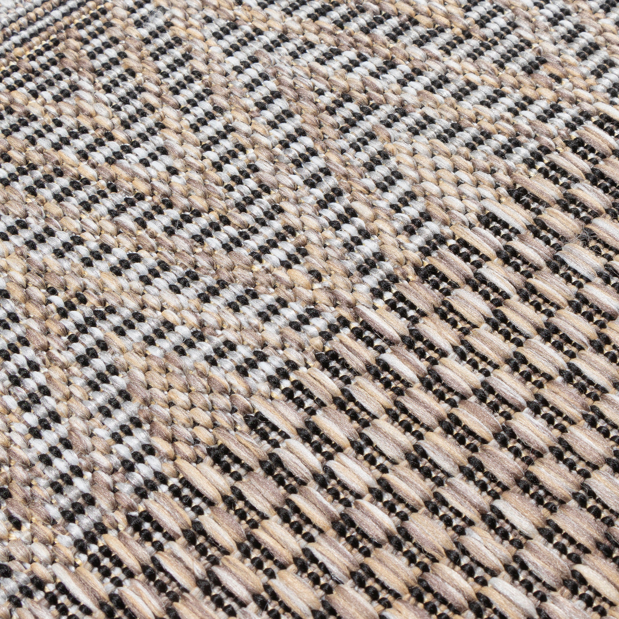 Sanat Outdoorteppich »Melissa 8003 , auch in Rund erhältlich« rechteckig 10 mm Höhe Kurzflor, In -und Outdoor geeignet, Aussenbereich, Wohnzimmer