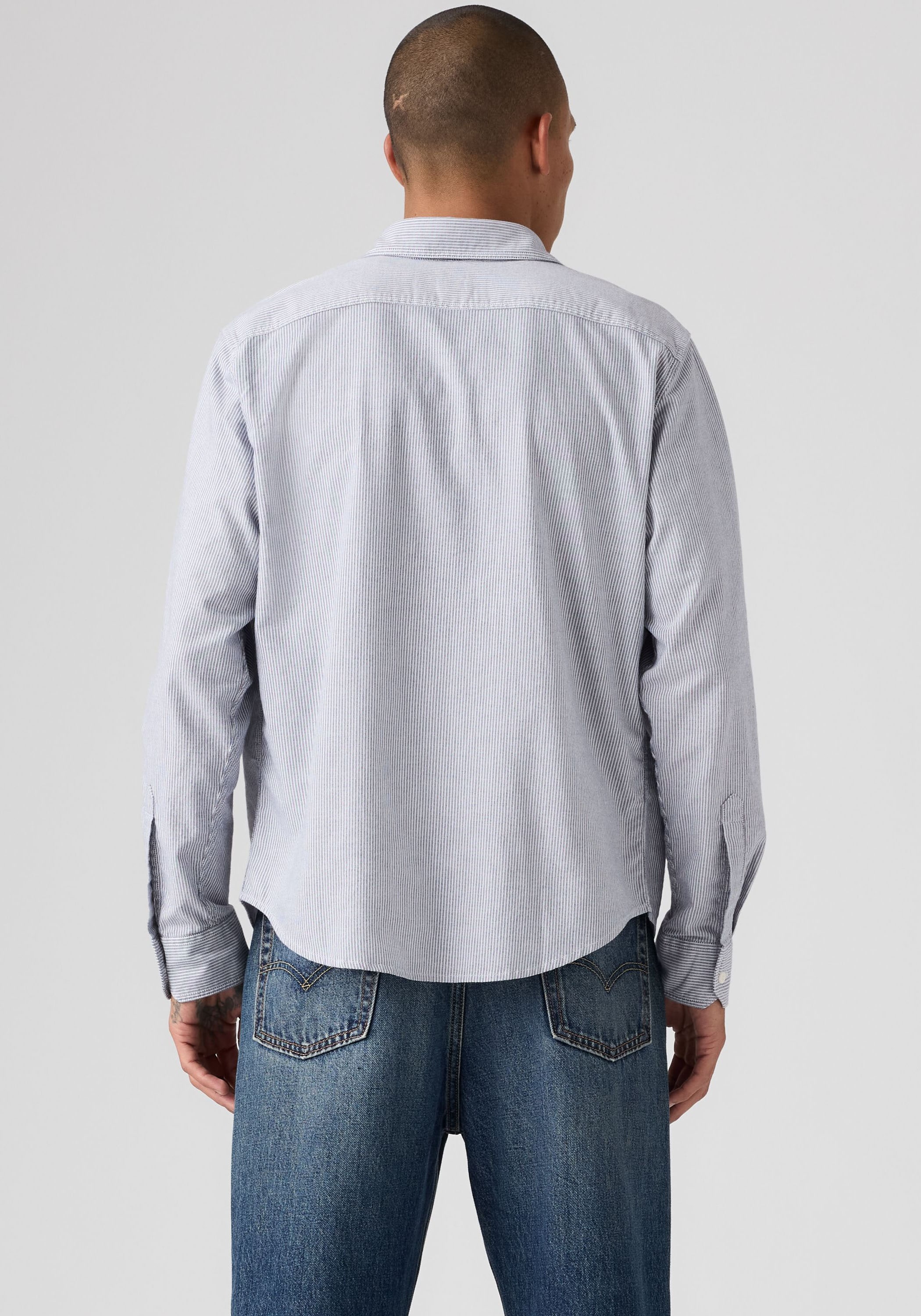 Levi's® Chemise à manches longues »CLS BATTERY HM SHIRT - STANDARD« avec ourlet arrondi