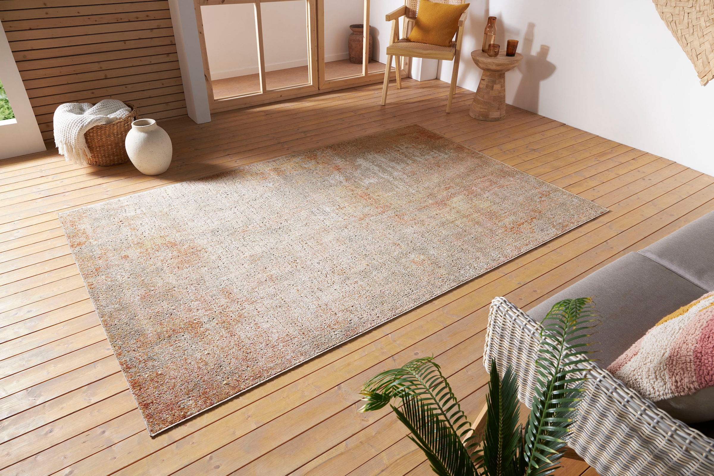 Image of HANSE Home Teppich "Gizeh" rechteckig 3 mm Höhe In-& Outdoor, Läufer, Wetterfest, Balkon, Wohnzimmer, Orient