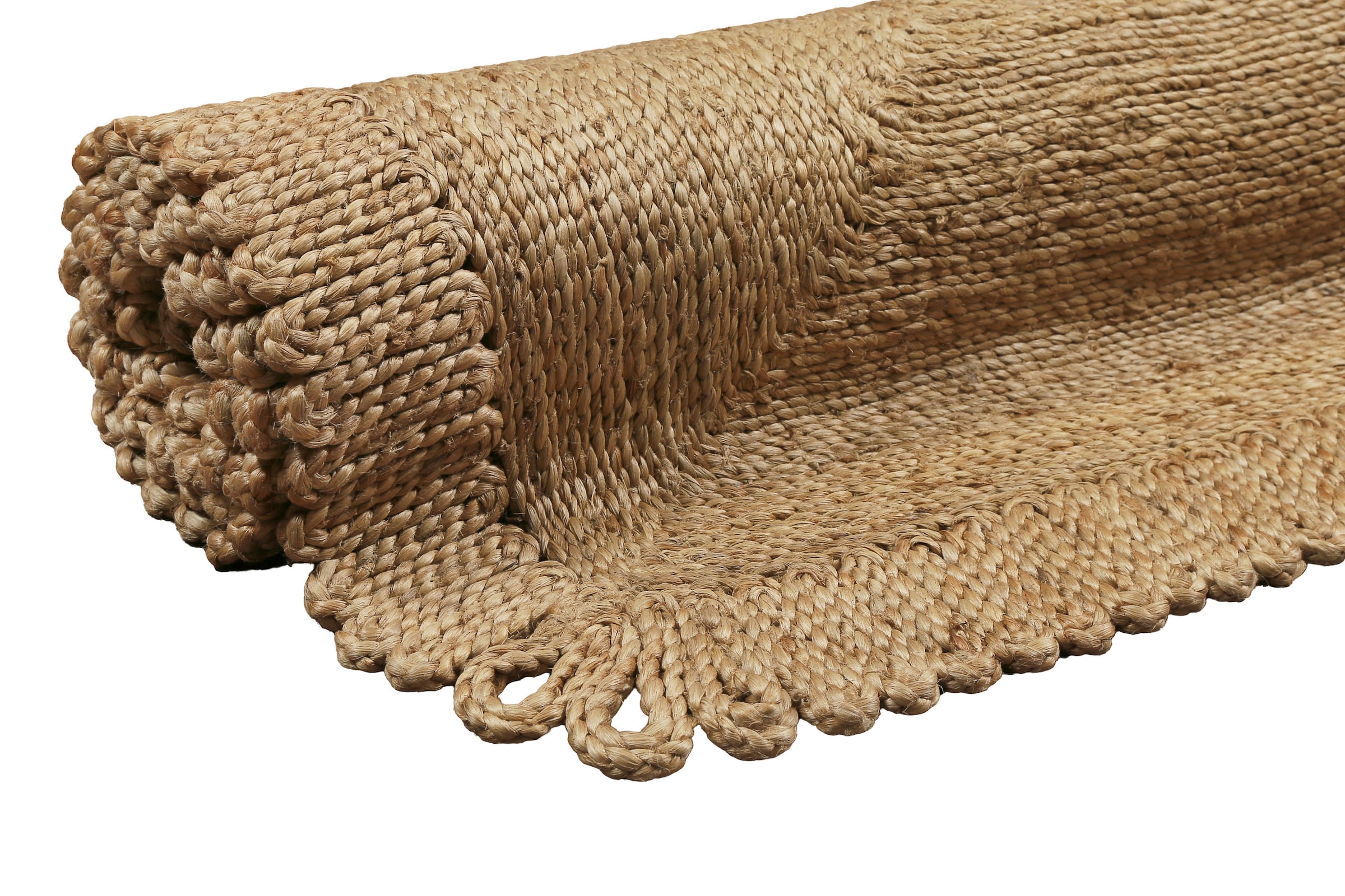 Green Looop Teppich »June« rechteckig 12 mm Höhe handgewebt, robust, strapazierfähig, skandinavisch, Naturfaser