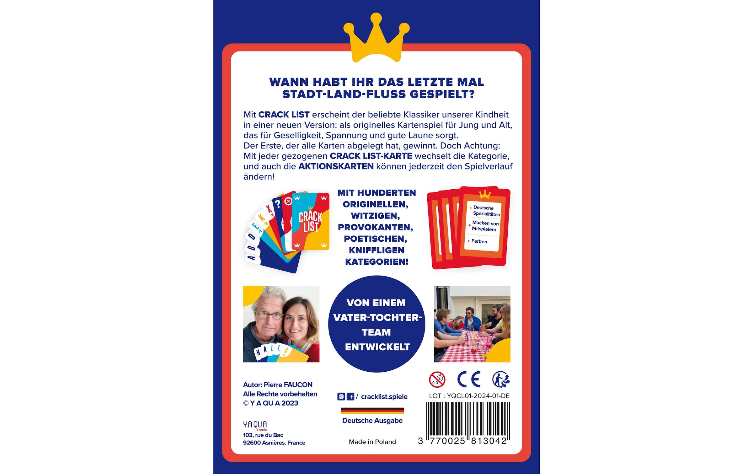 HUCH! Jeu »Crack List«