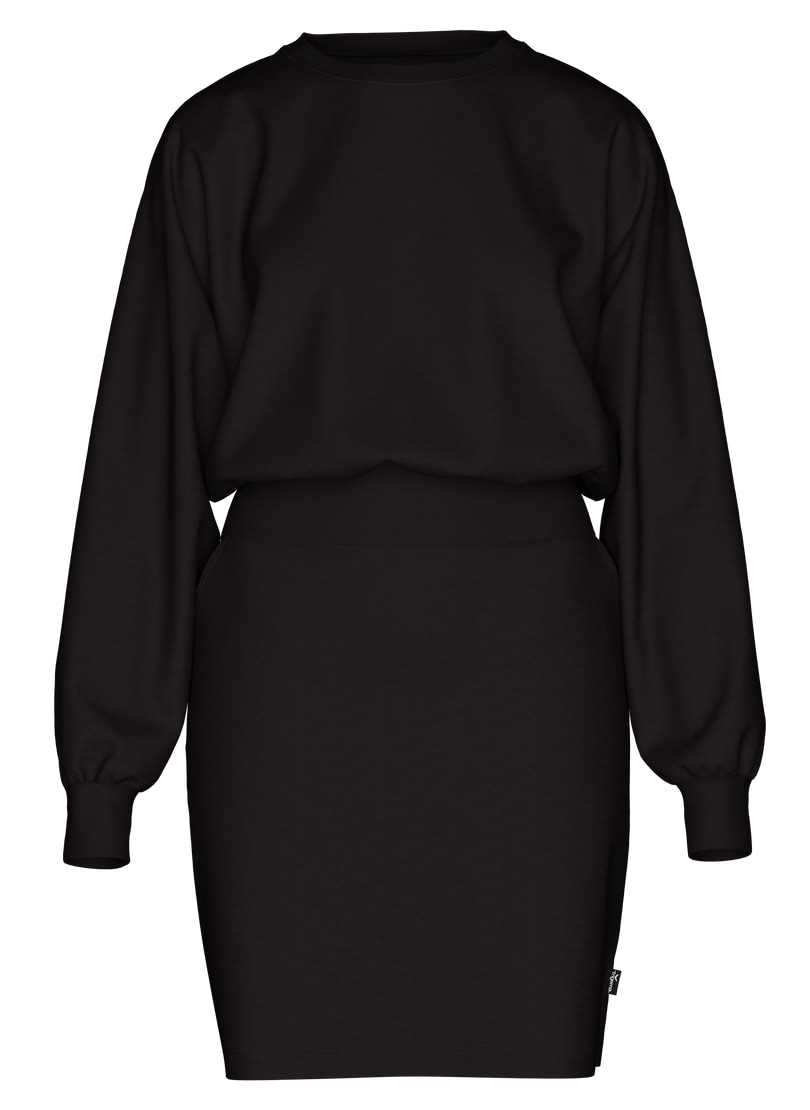 Trigema Robe en jersey »TRIGEMA Sweatkleid mit modischem Elastikbund« 1 pièces tlg.